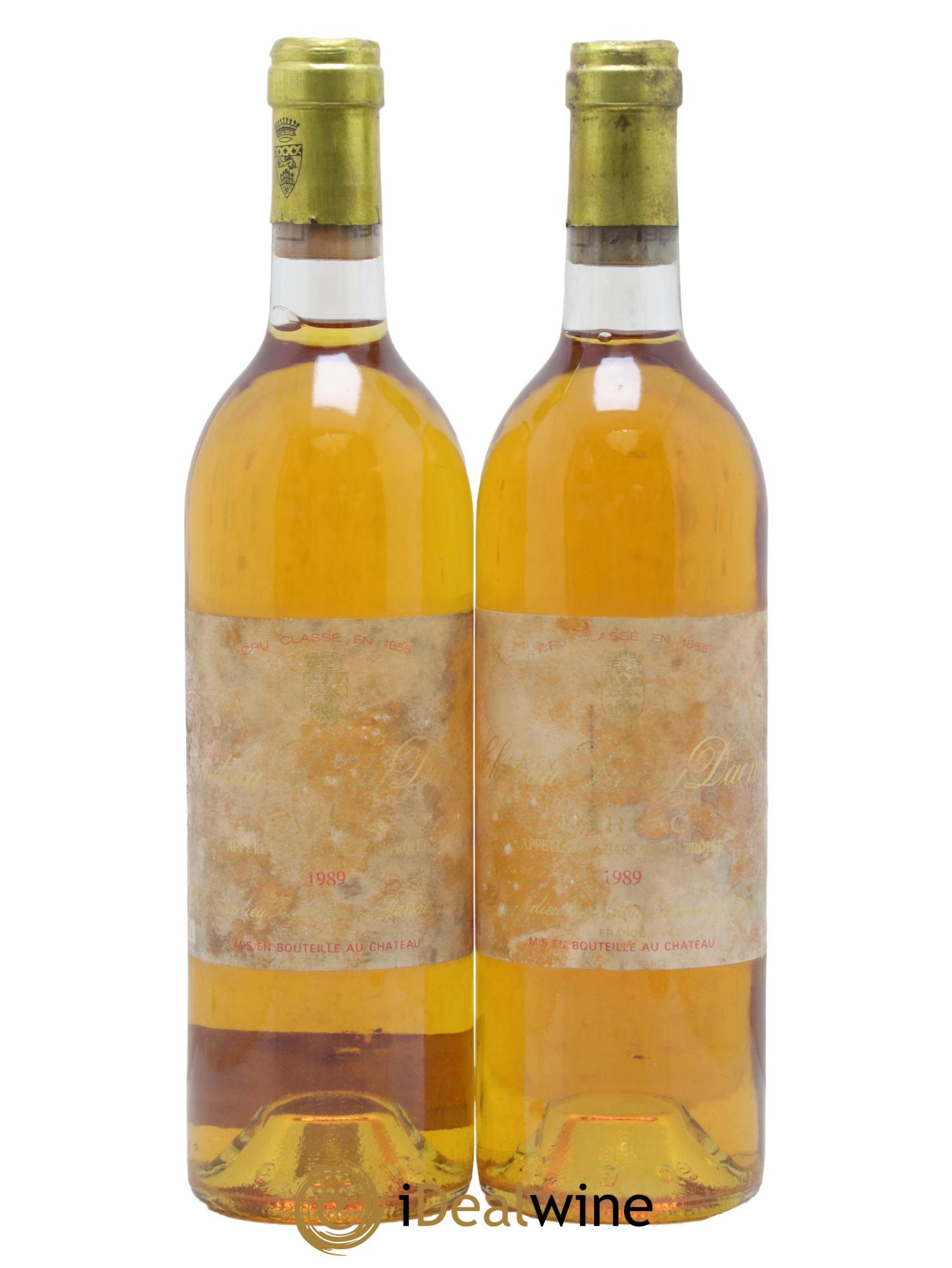 Château Doisy Daëne 2ème Grand Cru Classé 1989 - Lot de 2 bouteilles - 0