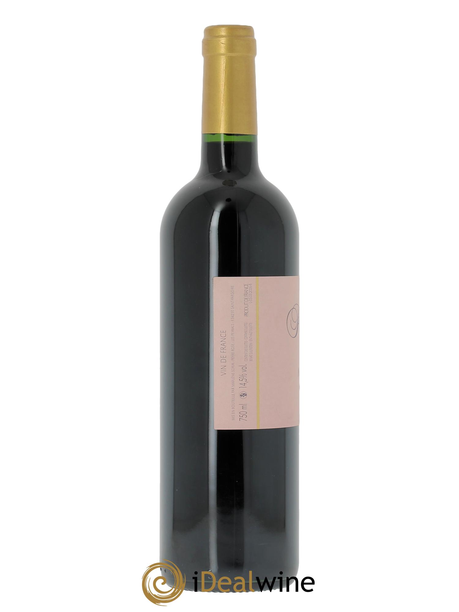 Vin de France (anciennement Coteaux du Languedoc) Peyre Rose Marlène n°3 Marlène Soria 2016 - Lot of 1 bottle - 1
