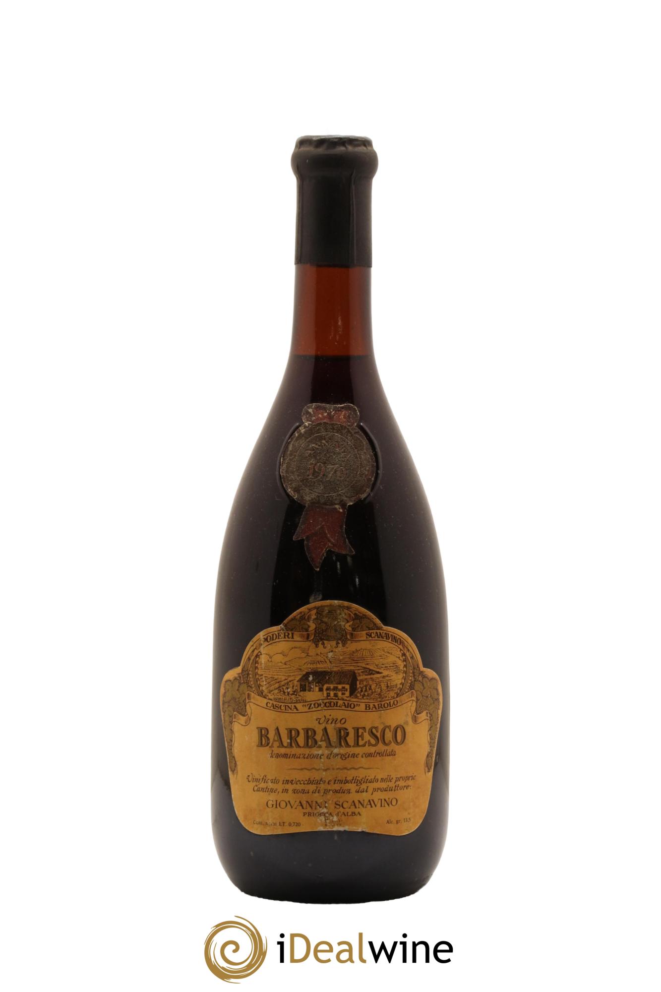 Barbaresco DOCG Scanavino 1970 - Lot de 1 bouteille - 0