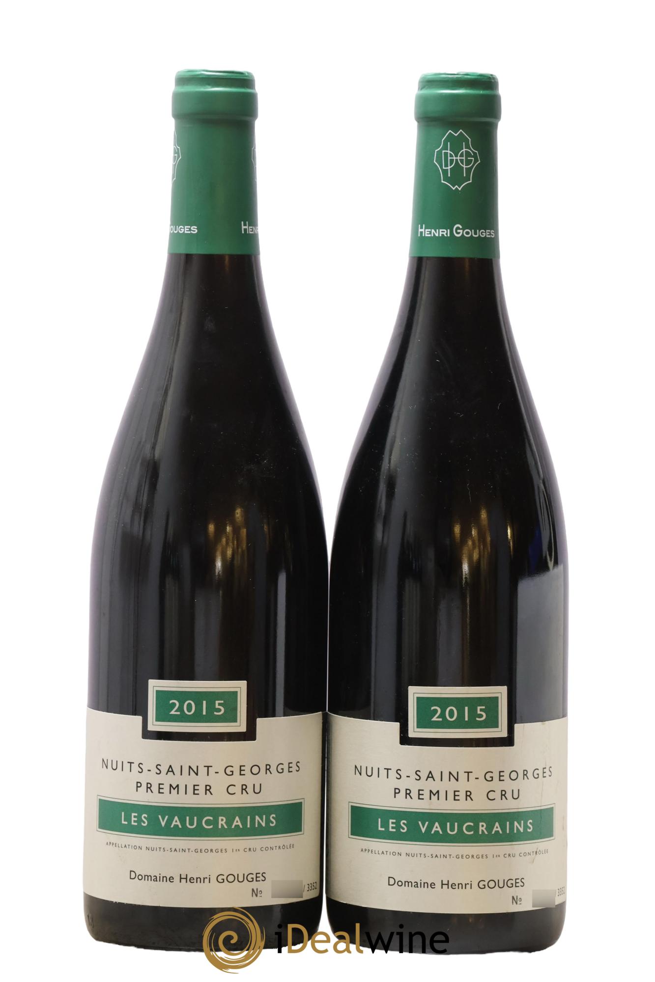 Nuits-Saint-Georges 1er Cru Les Vaucrains Henri Gouges 2015 - Lot de 2 bouteilles - 0