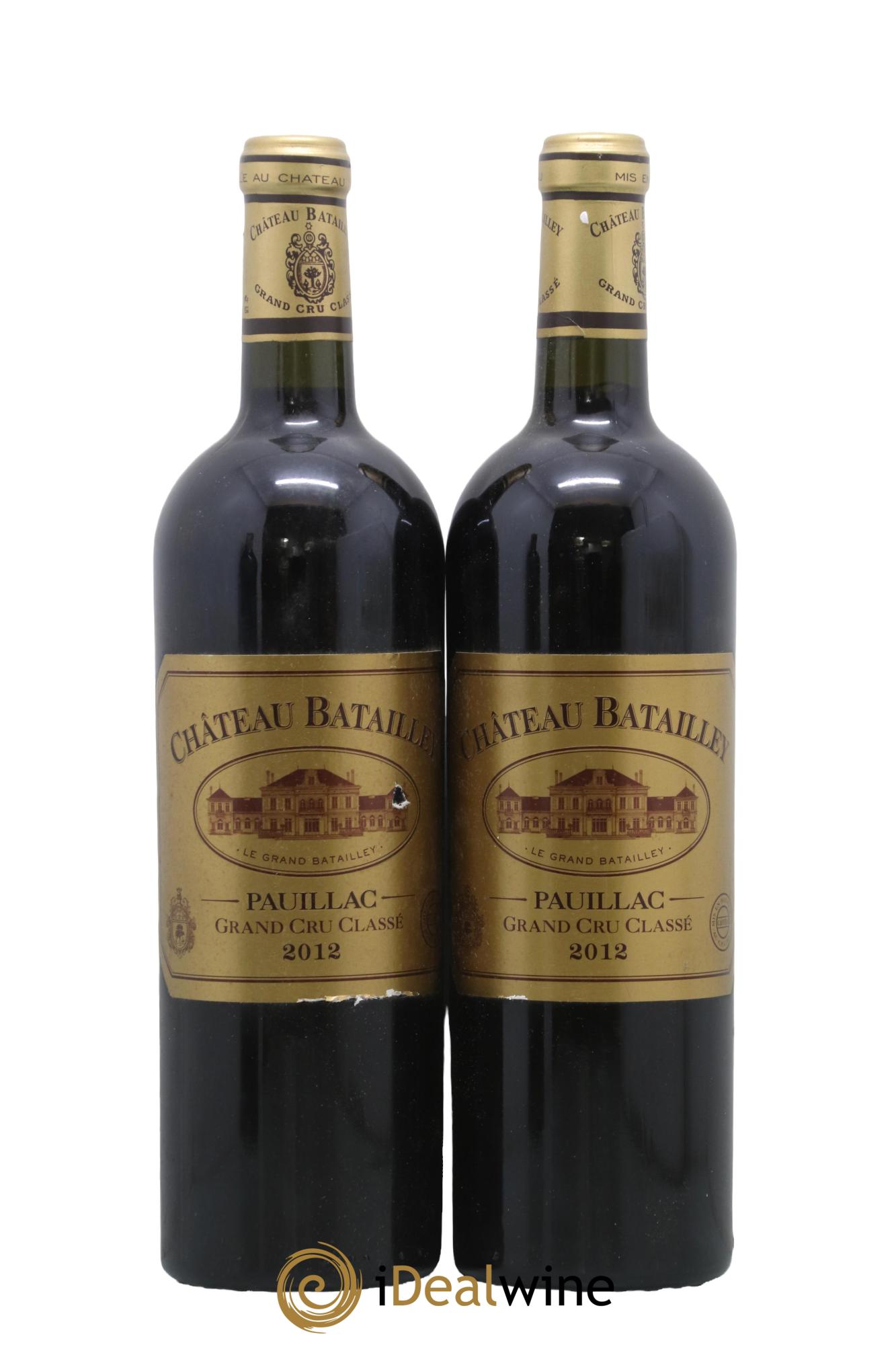 Château Batailley 5ème Grand Cru Classé 2012 - Lot of 2 bottles - 0