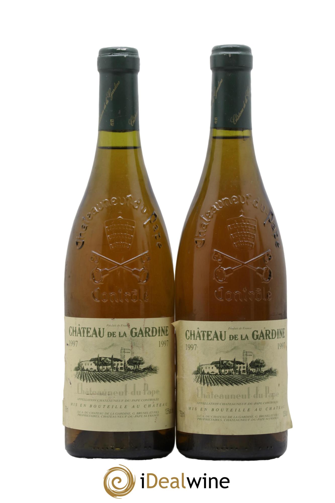 Châteauneuf-du-Pape La Gardine Famille Brunel 1997 - Lot de 2 bouteilles - 0