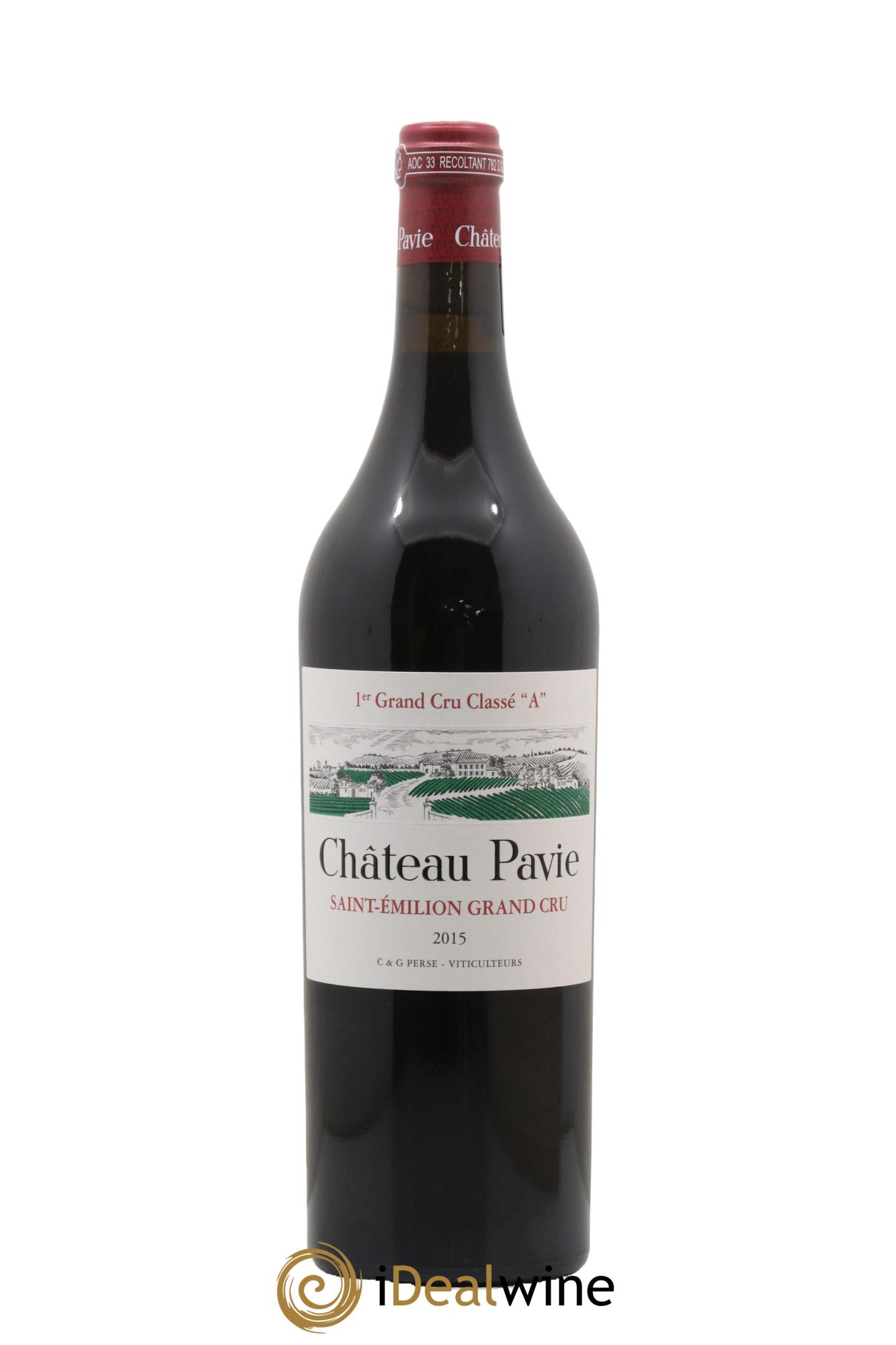 Château Pavie 1er Grand Cru Classé A  2015 - Lotto di 1 bottiglia - 0