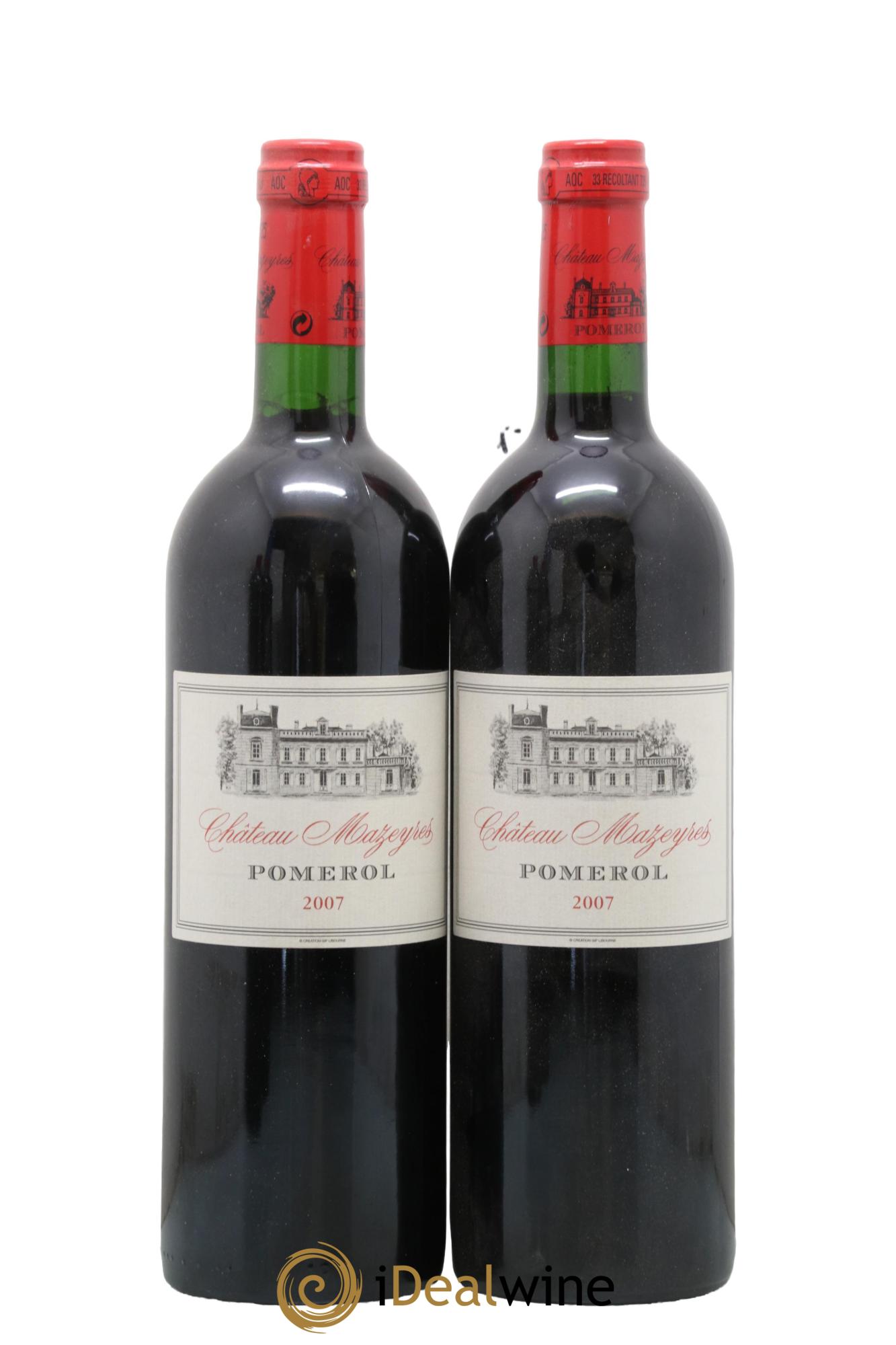 Château Mazeyres 2007 - Posten von 2 Flaschen - 0