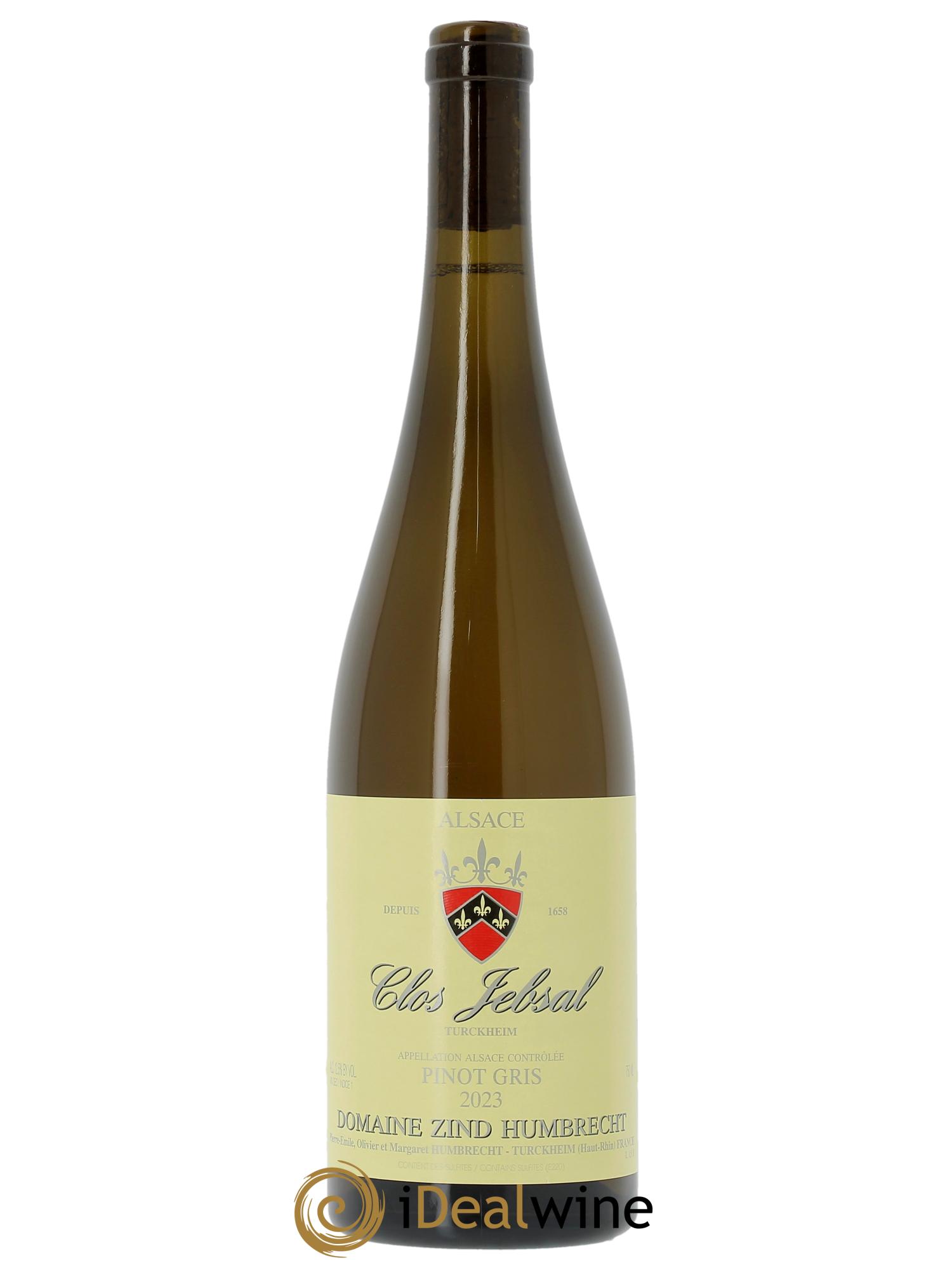 Alsace Pinot Gris Clos Jebsal Vendanges Tardives Zind-Humbrecht (Domaine)  2023 - Lot de 1 bouteille - 0