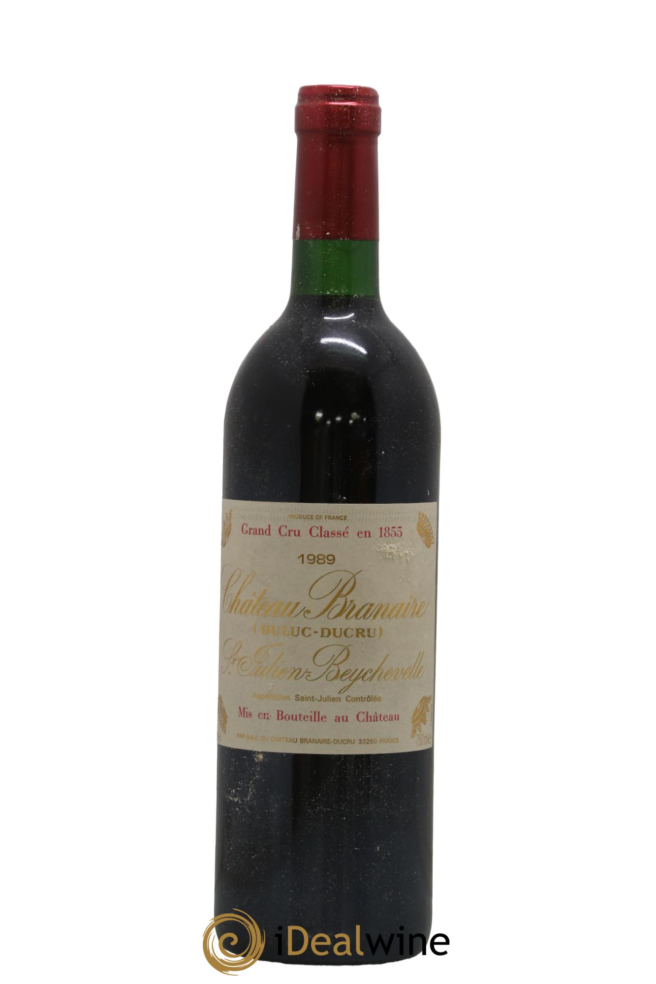 Château Branaire Ducru 4ème Grand Cru Classé 1989 - Posten von 1 Flasche - 0