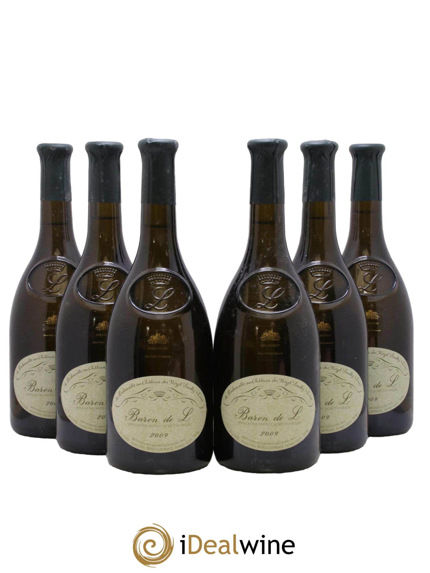 Pouilly-Fumé Baron de L Patrick de Ladoucette 2009 - Lot de 6 bouteilles - 0