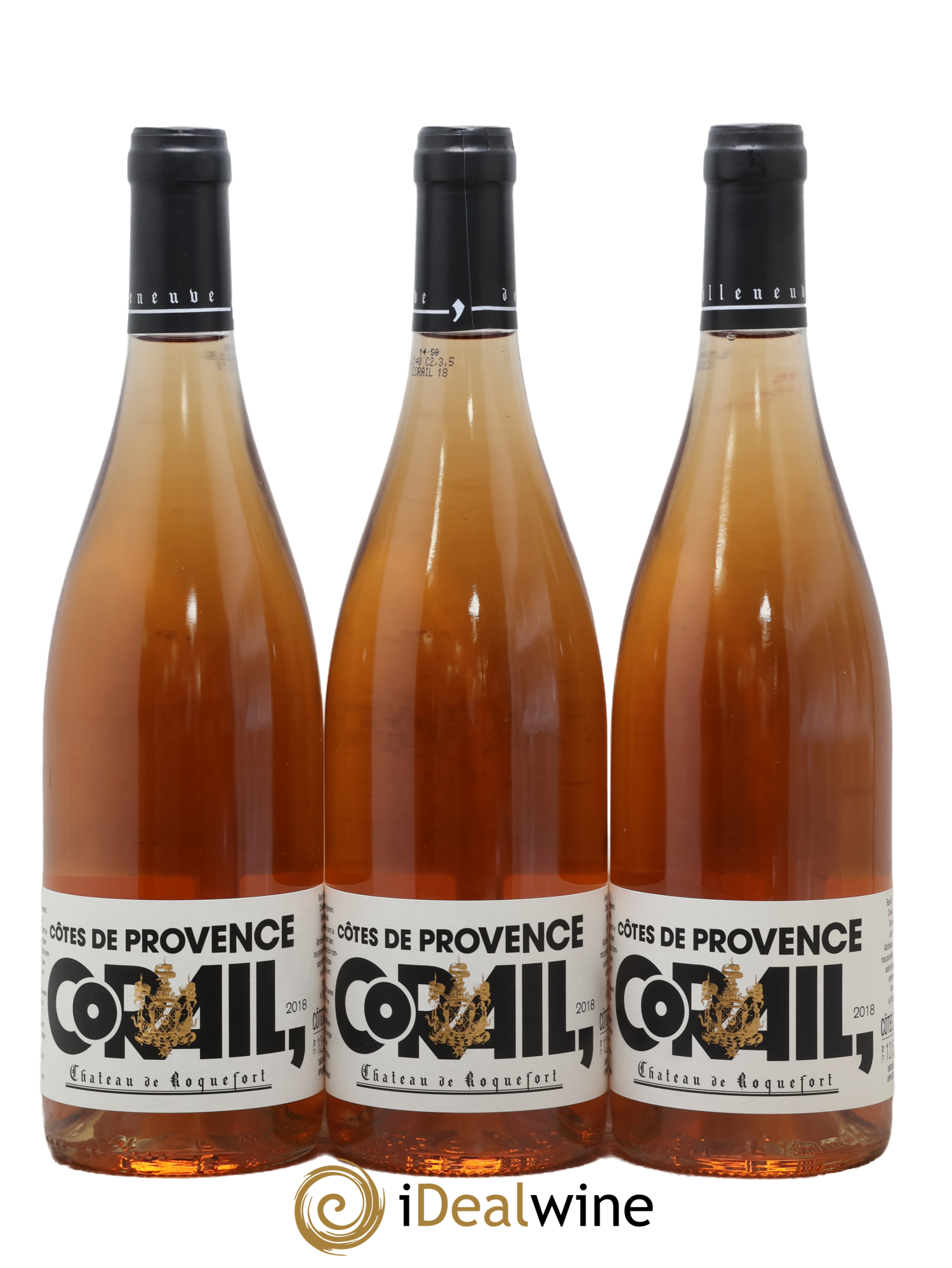 Côtes de Provence Corail Château de Roquefort 2018 - Lot de 3 bouteilles - 0