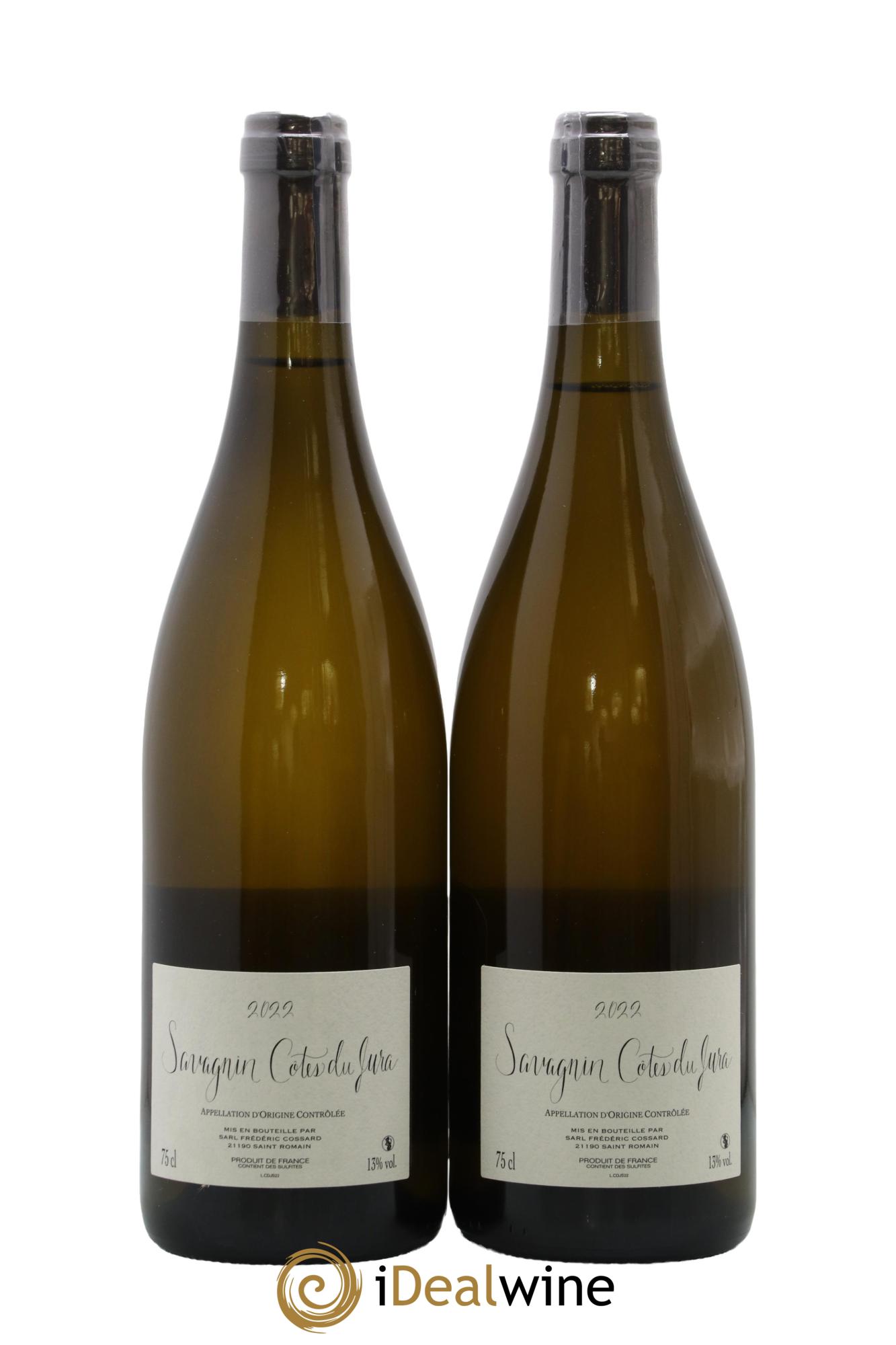 Côtes du Jura Savagnin Fraté Frédéric Cossard 2022 - Lot de 2 bouteilles - 1