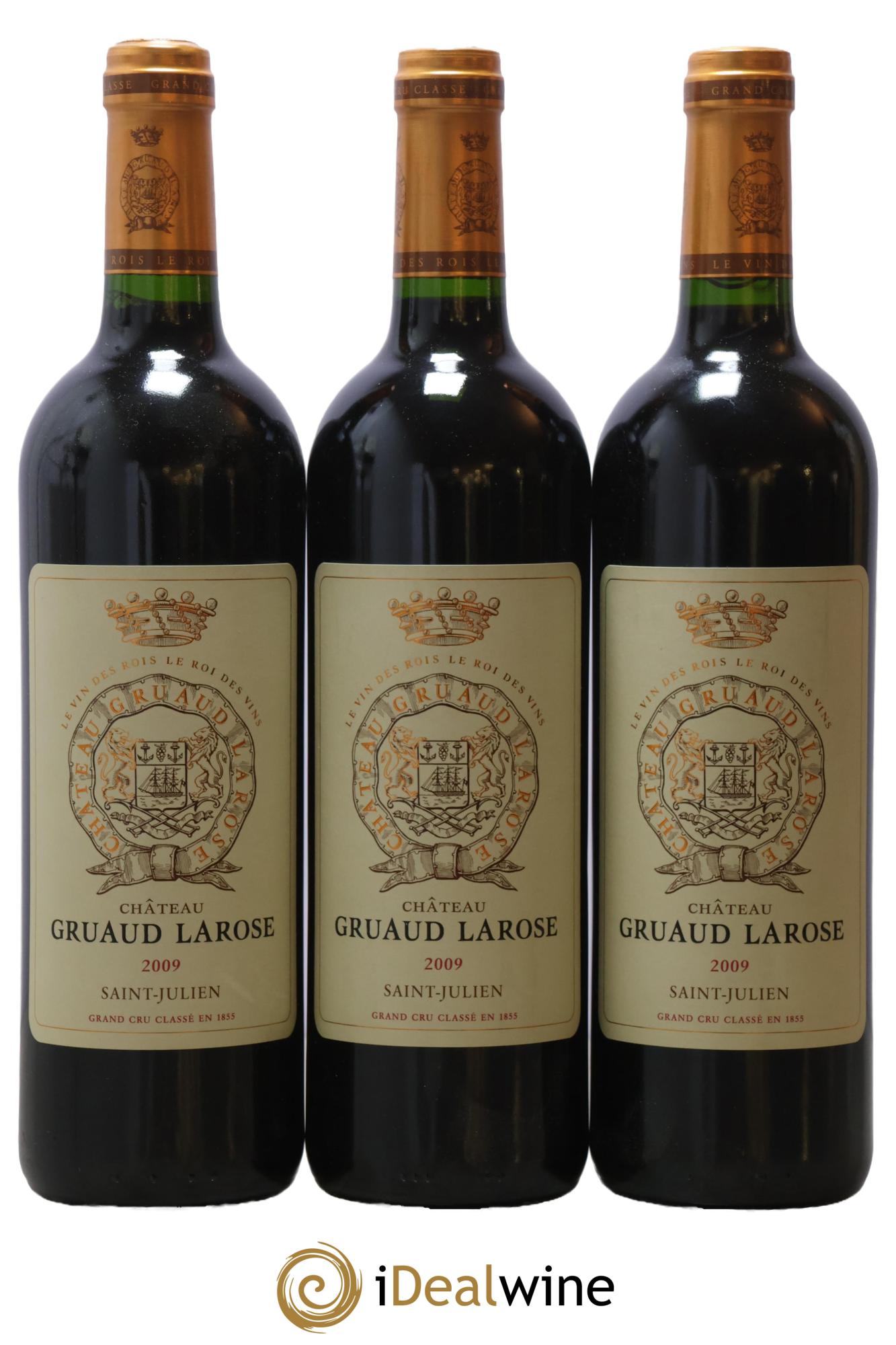 Château Gruaud Larose 2ème Grand Cru Classé  2009 - Posten von 3 Flaschen - 0