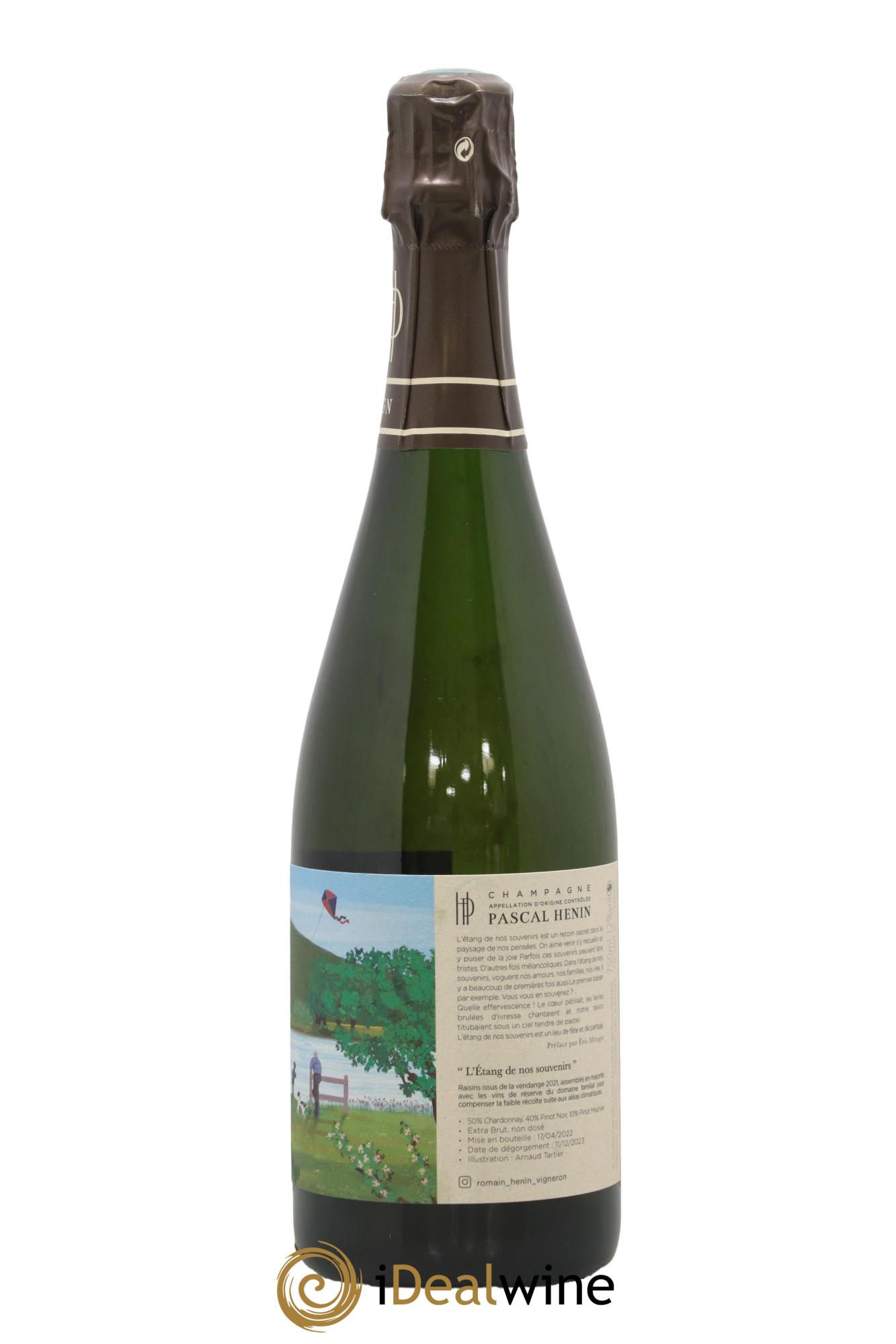 L'Etang de nos Souvenirs Romain Henin - Lot de 1 bouteille - 1