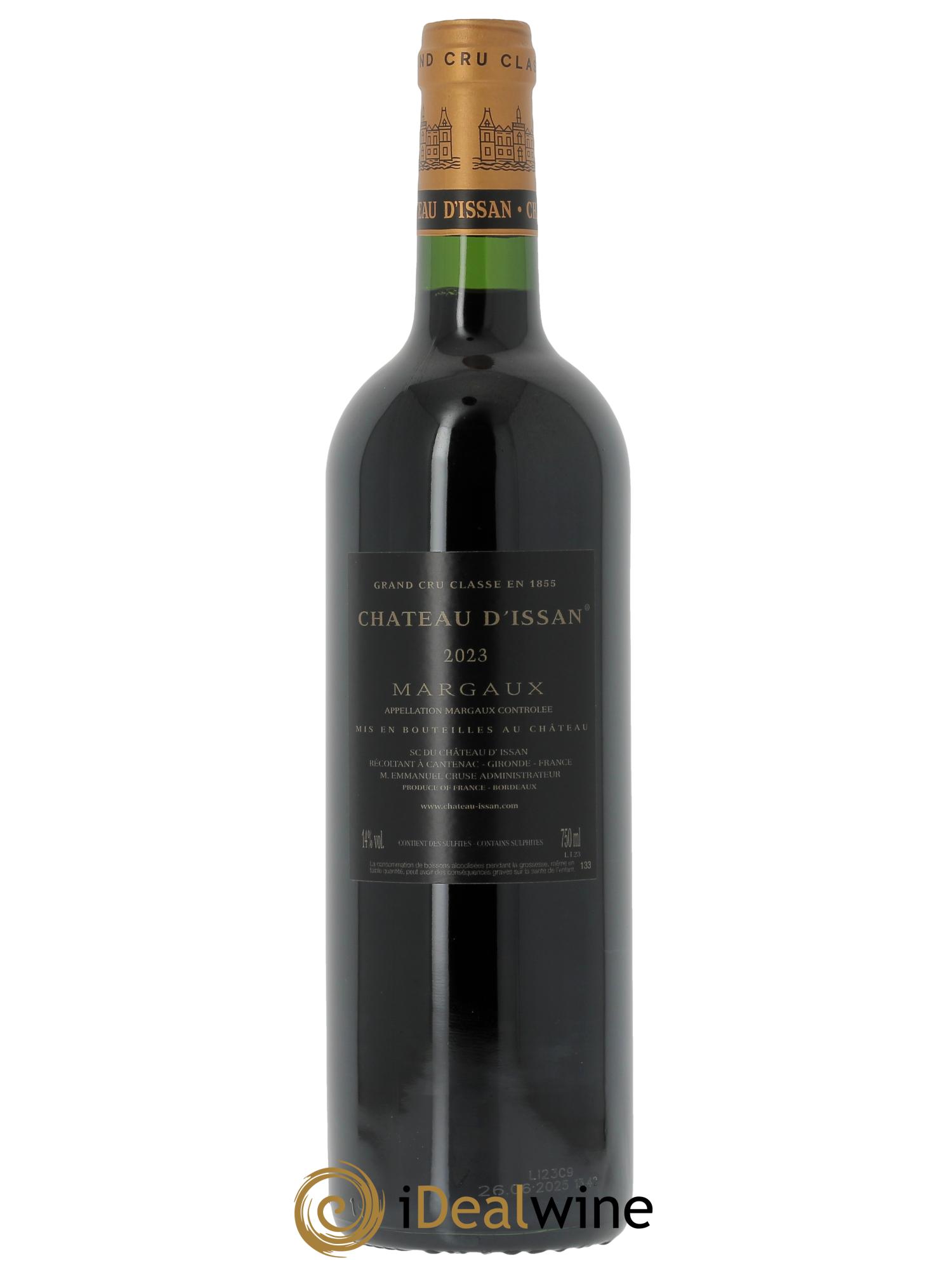 Château d'Issan 3ème Grand Cru Classé (CBO à partir de 6 bts) 2023 - Lot de 1 bouteille - 1