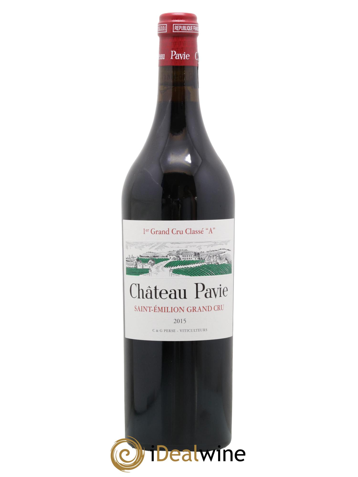 Château Pavie 1er Grand Cru Classé A 2015 - Lot de 1 bouteille - 0