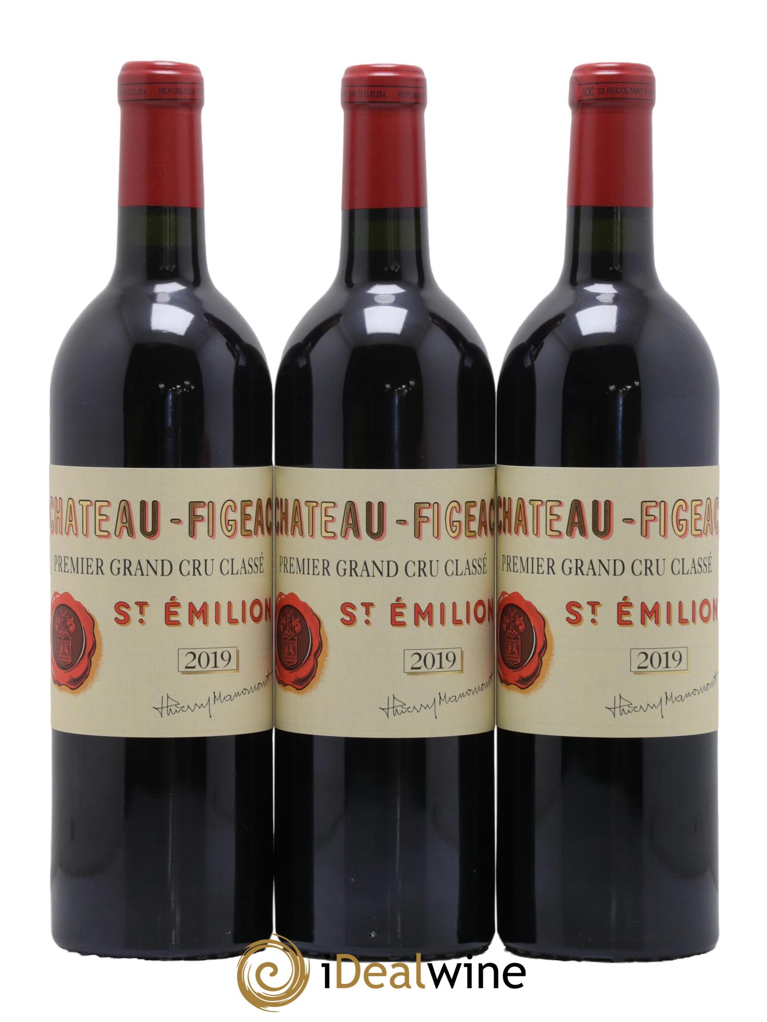 Château Figeac 1er Grand Cru Classé A 2019 - Lot de 6 bouteilles - 1
