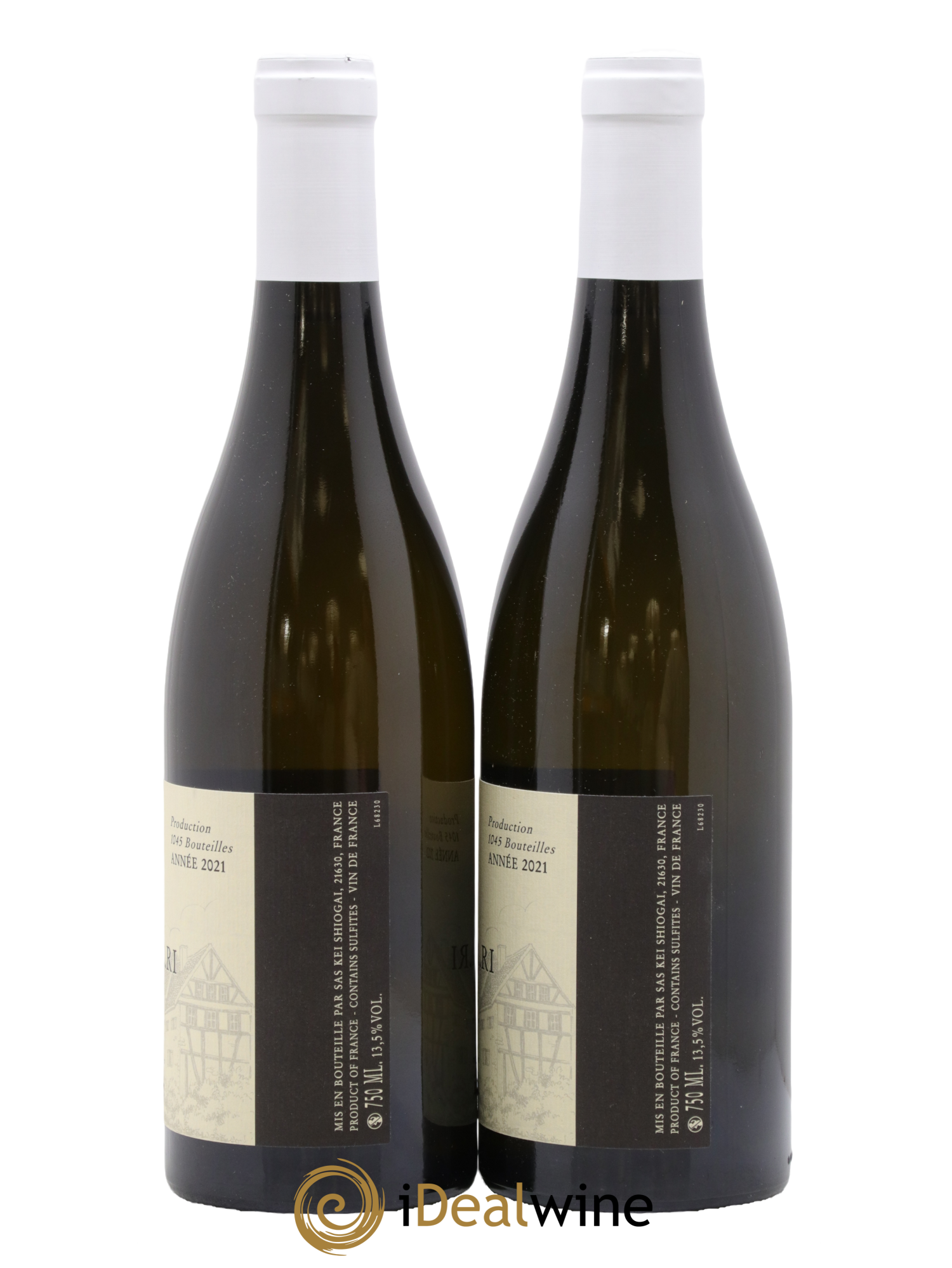 Vin de France ALS.GC.BR.RI Kei Shiogai 2021 - Lot of 2 bottles - 1
