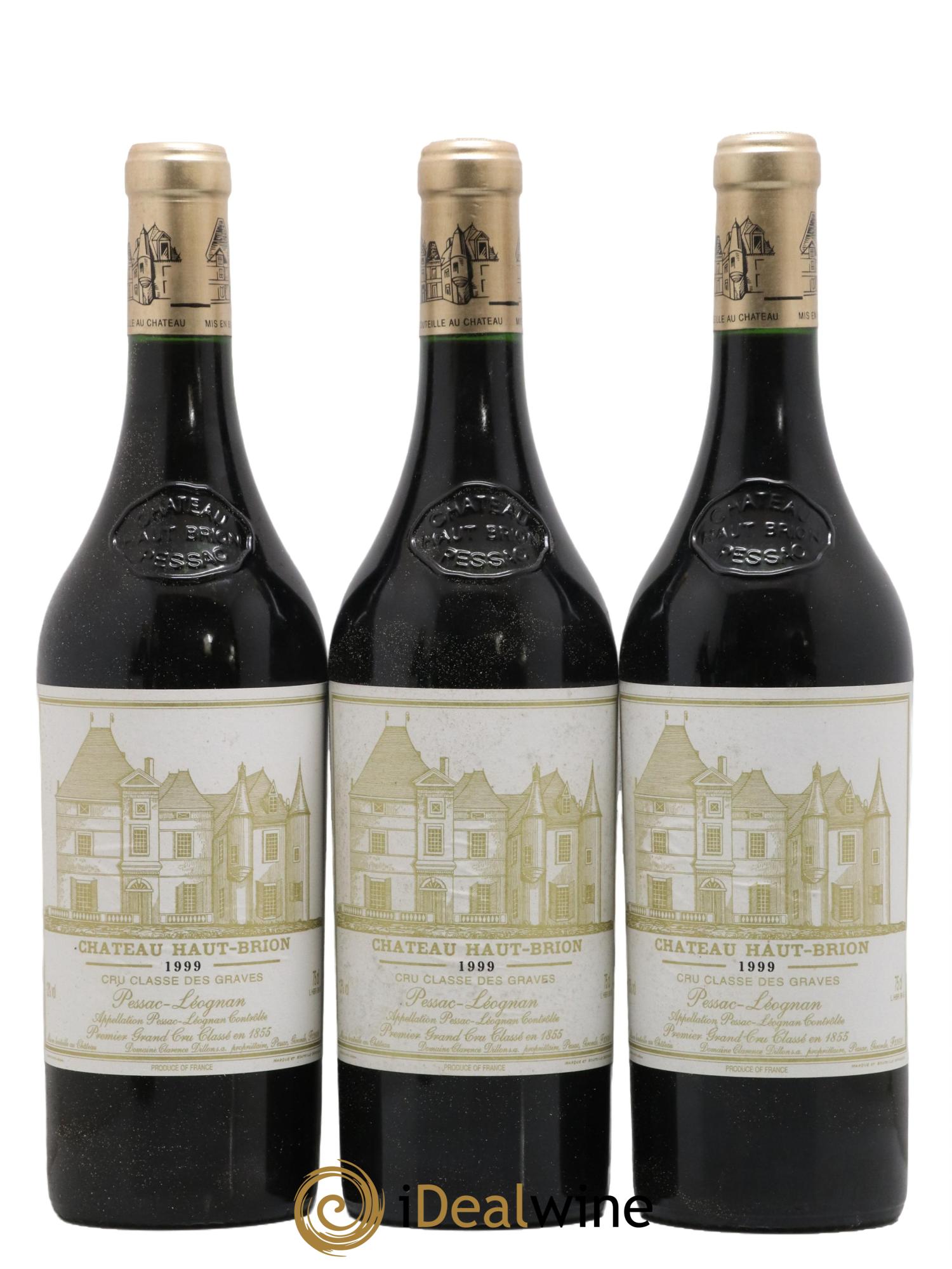 Château Haut Brion 1er Grand Cru Classé 1999 - Lot de 6 bouteilles - 1