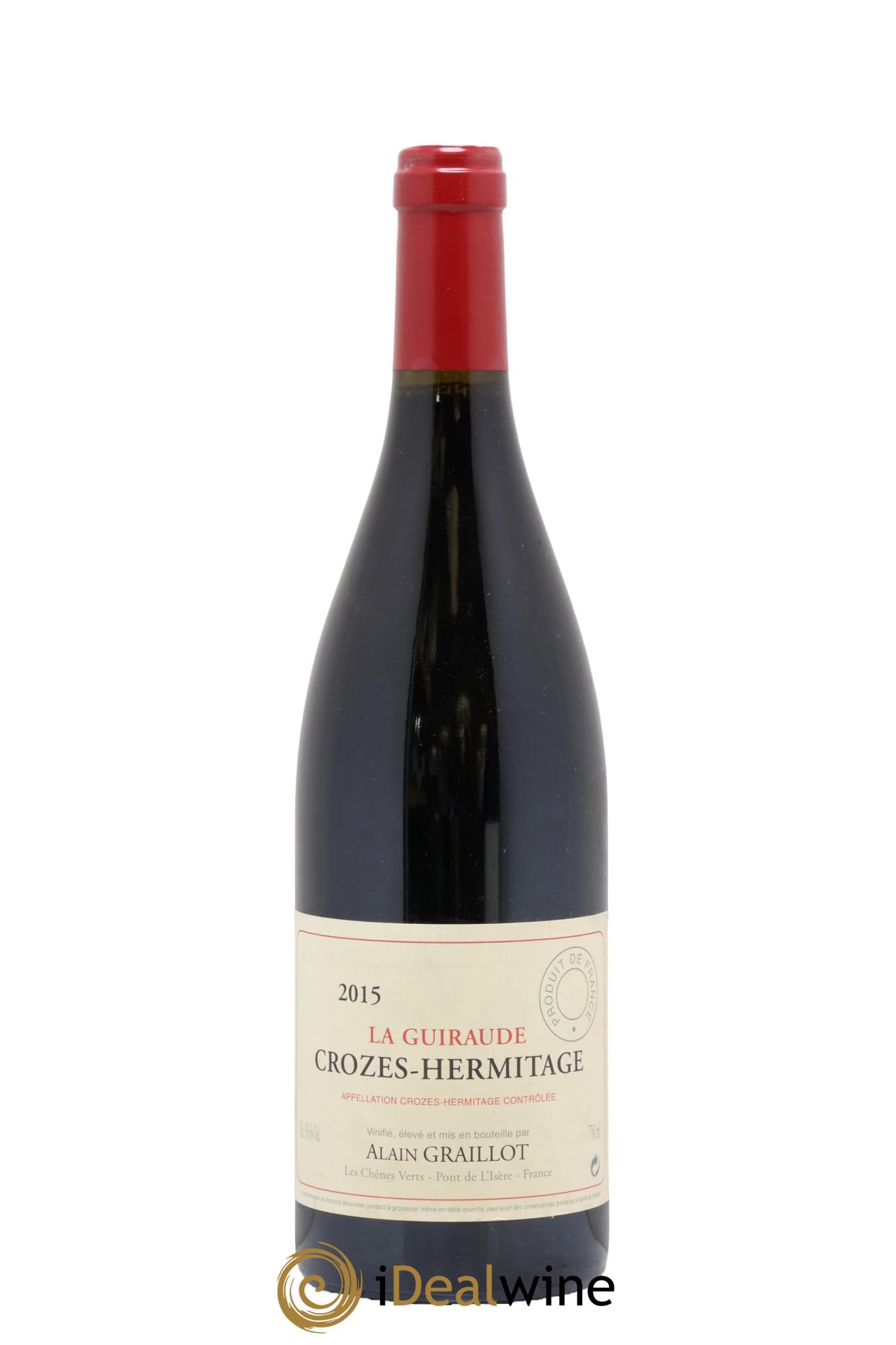 Crozes-Hermitage La Guiraude Domaine Graillot 2015 - Lot of 1 bottle - 0