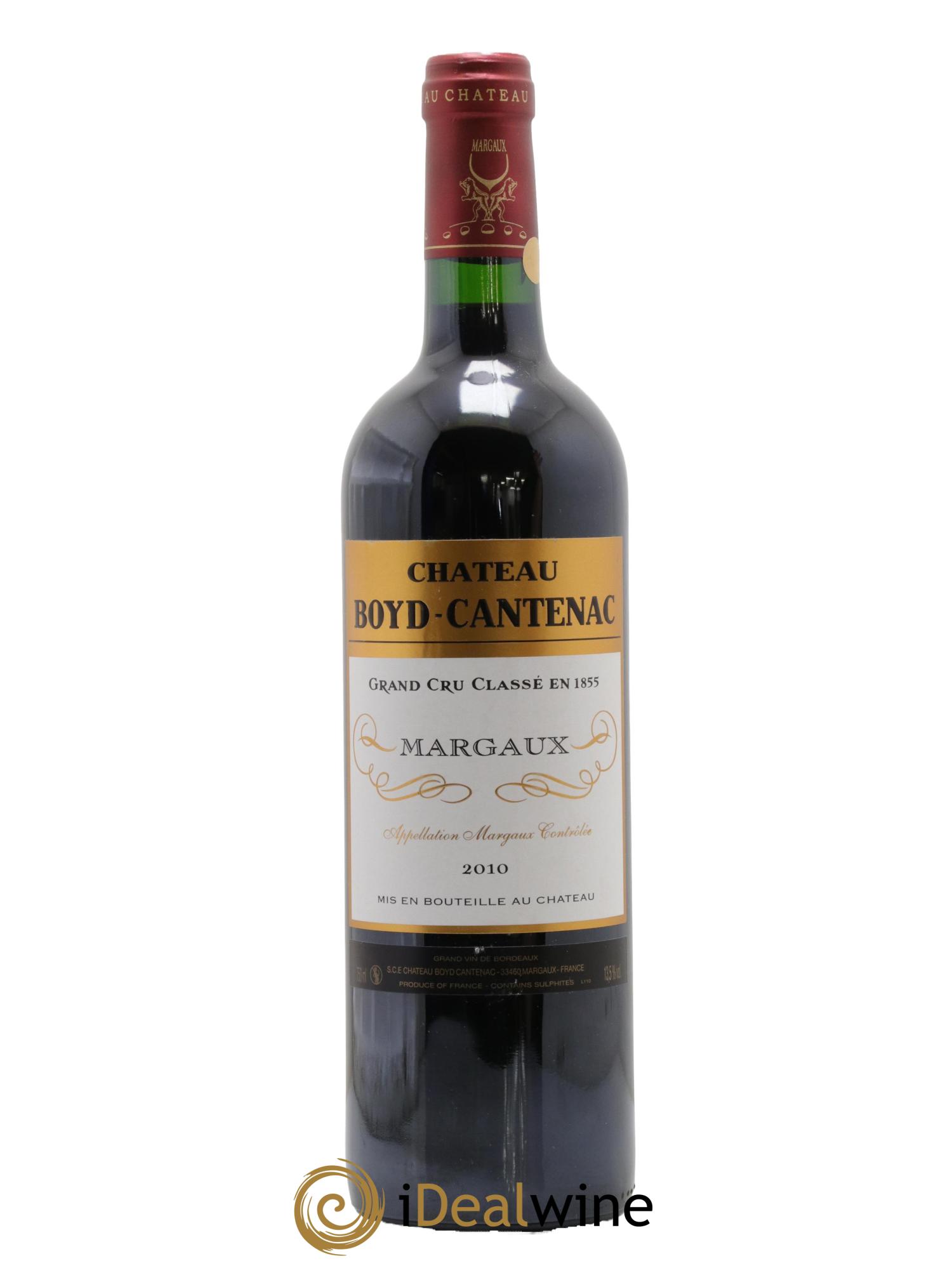 Château Boyd Cantenac 3ème Grand Cru Classé 2010 - Lot de 1 bouteille - 0