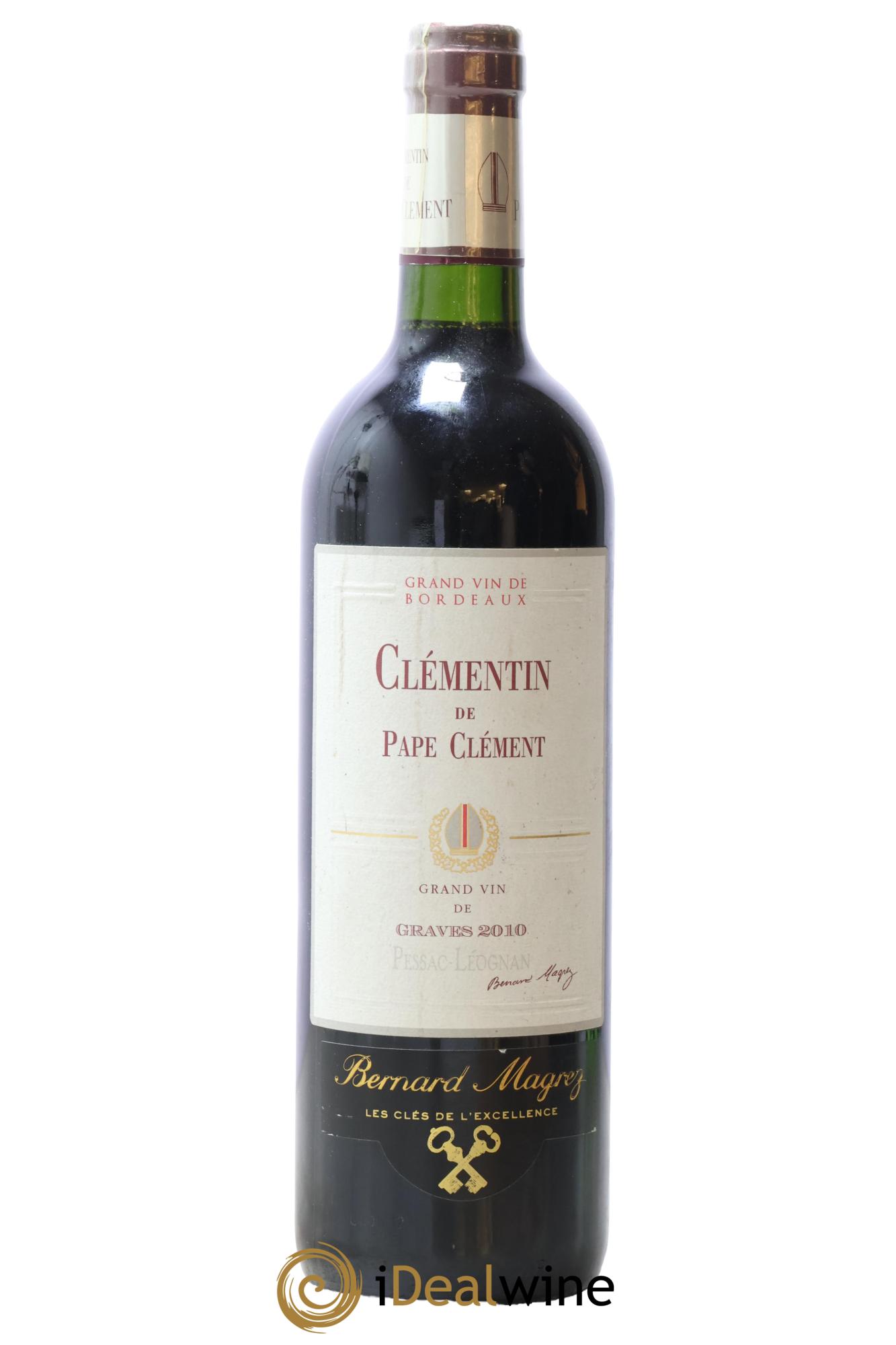 Le Clémentin de Pape Clément Second Vin 2010 - Lot de 1 bouteille - 0