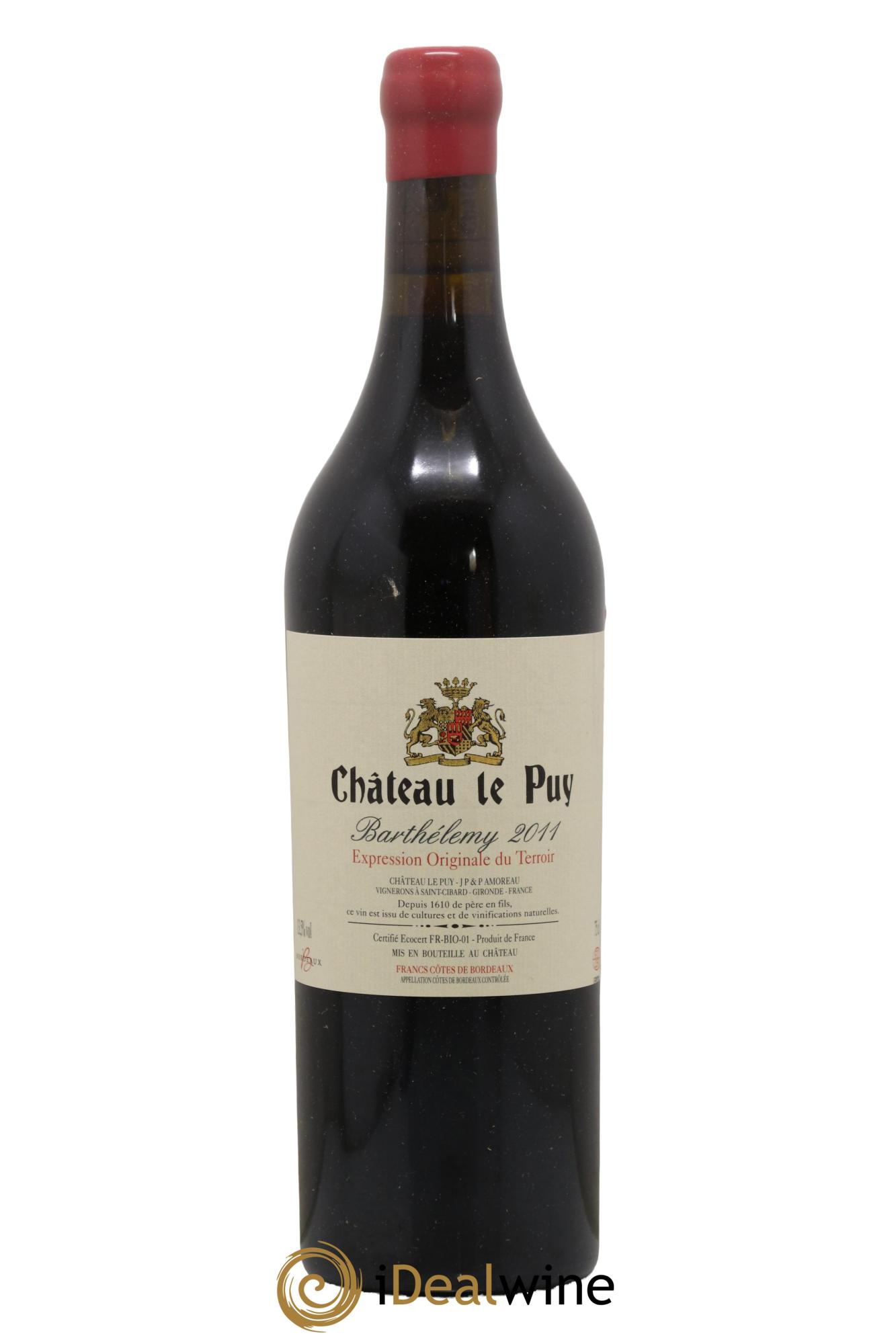 Le Puy - Cuvée Barthélemy 2011 - Posten von 1 Flasche - 0