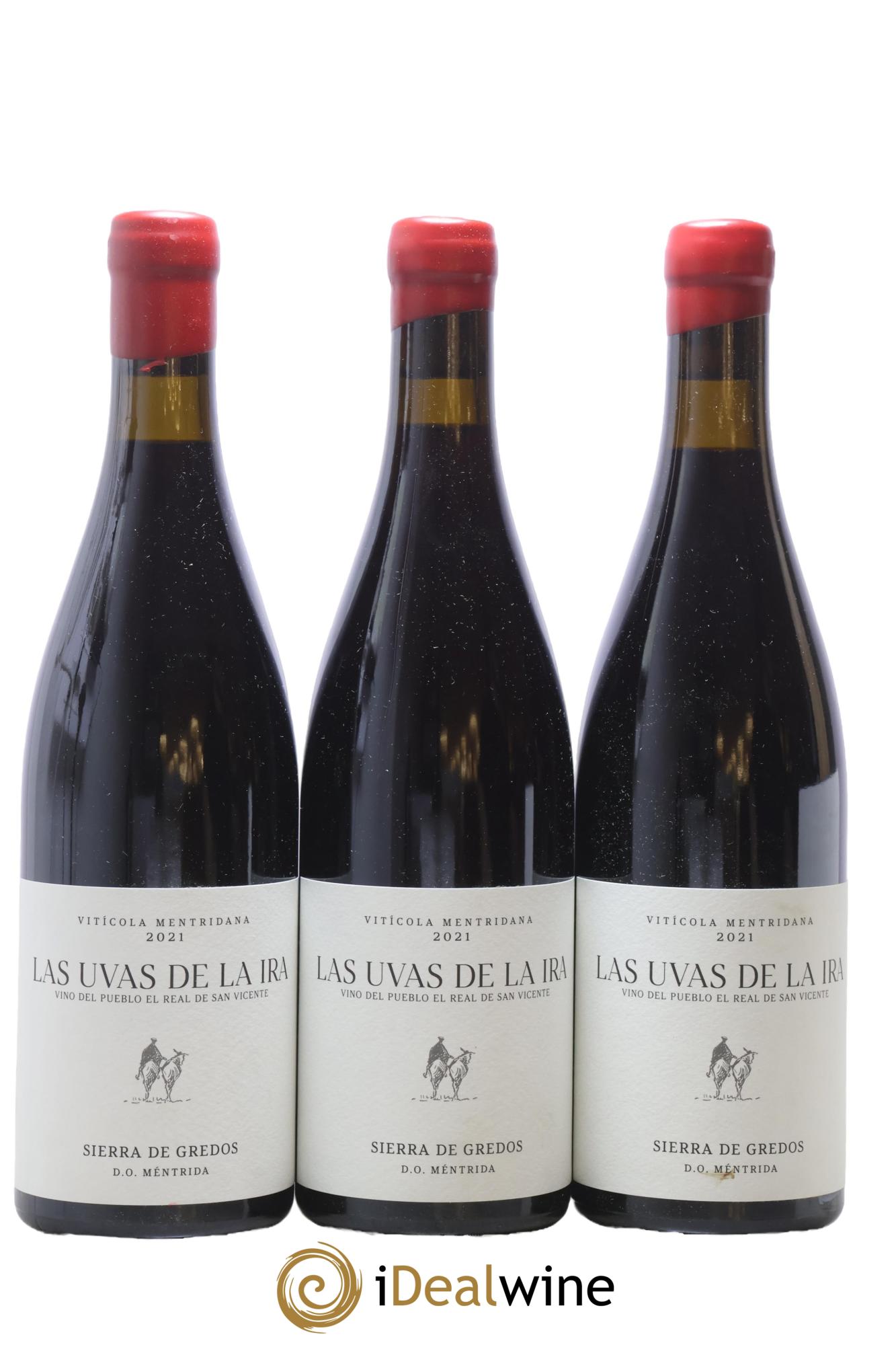 Méntrida DO Viticola Mentridana (anciennement Daniel Jimenez-Landi) Las Uvas de la Ira 2021 - Lot of 3 bottles - 0
