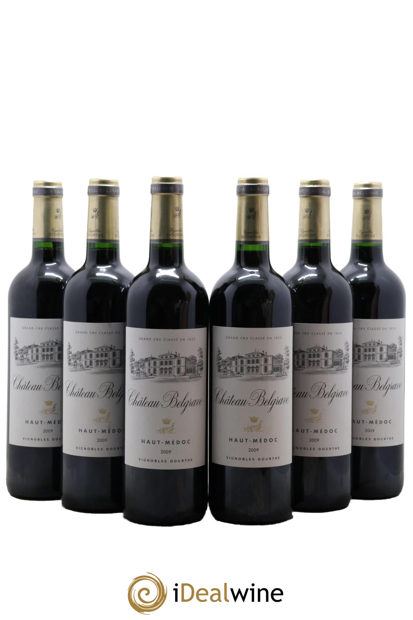 Château Belgrave 5ème Grand Cru Classé 2009 - Lot of 6 bottles - 0