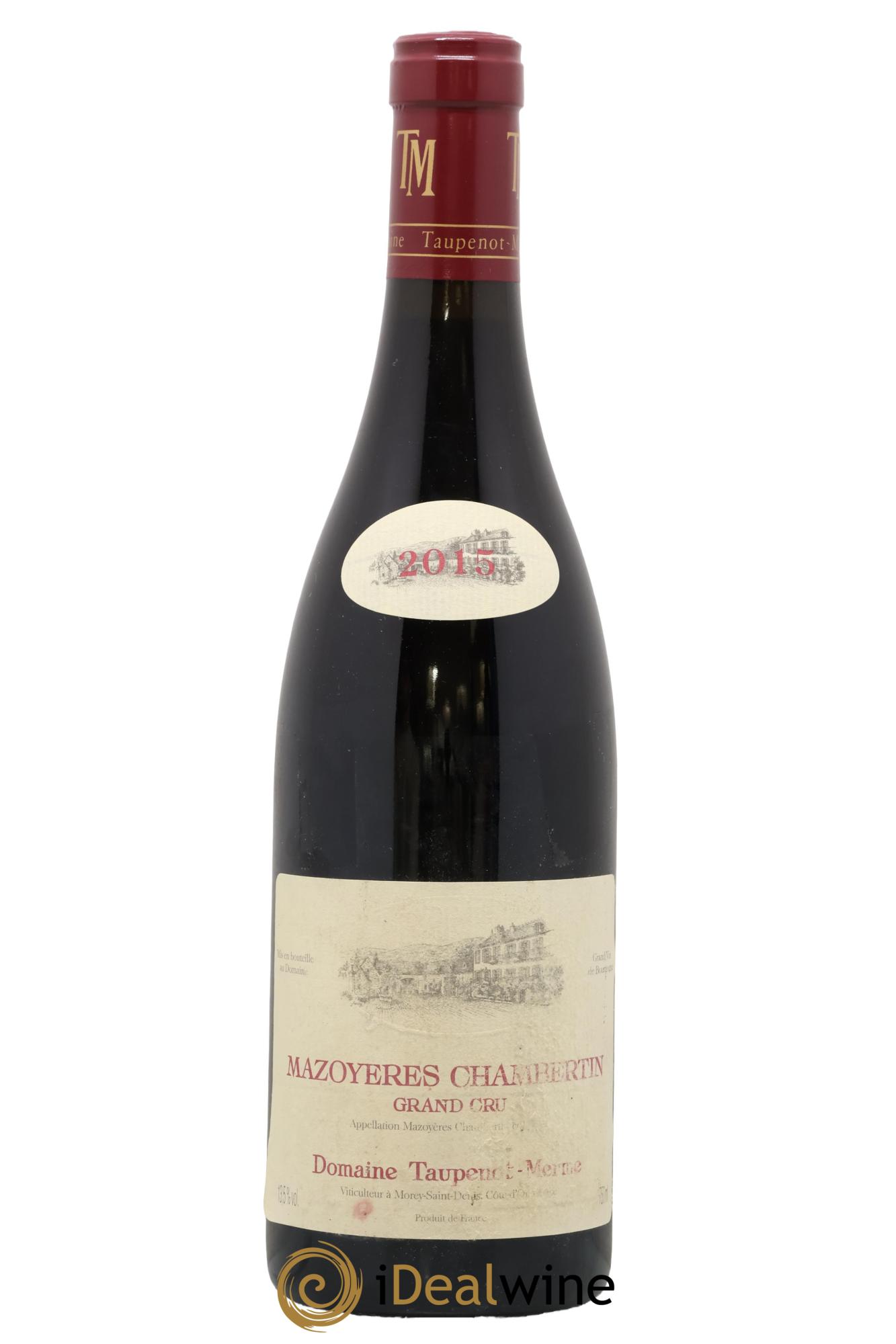 Mazoyères-Chambertin Grand Cru Taupenot-Merme 2015 - Lot de 1 bouteille - 0