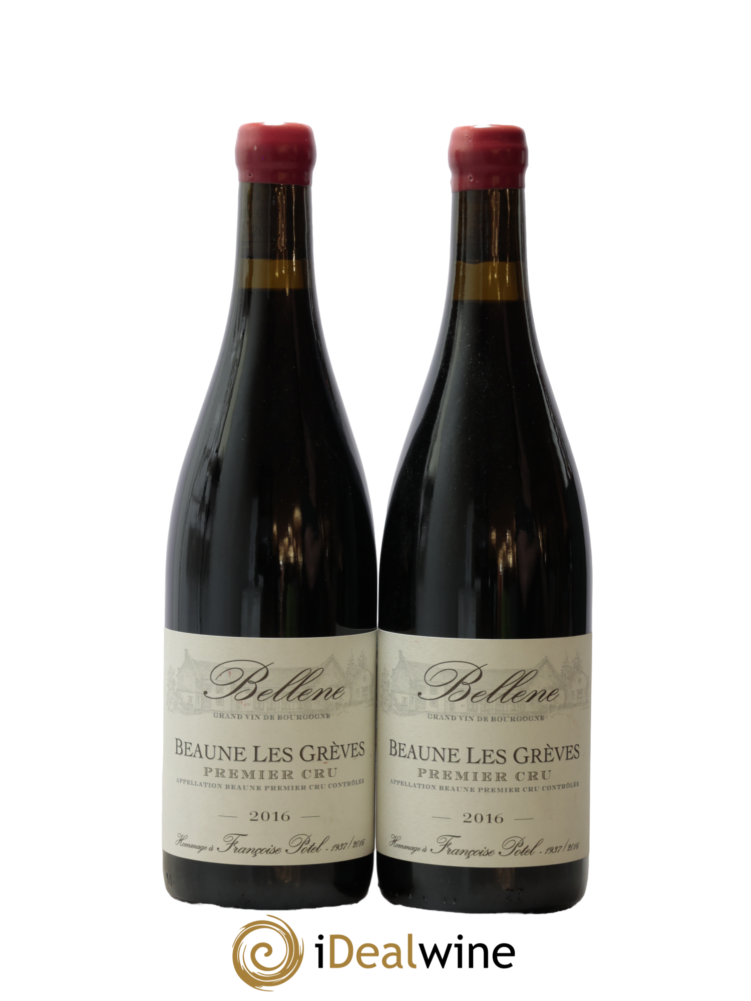 Beaune 1er Cru Grèves Domaine de Bellene 2016 - Lot de 2 bouteilles - 0
