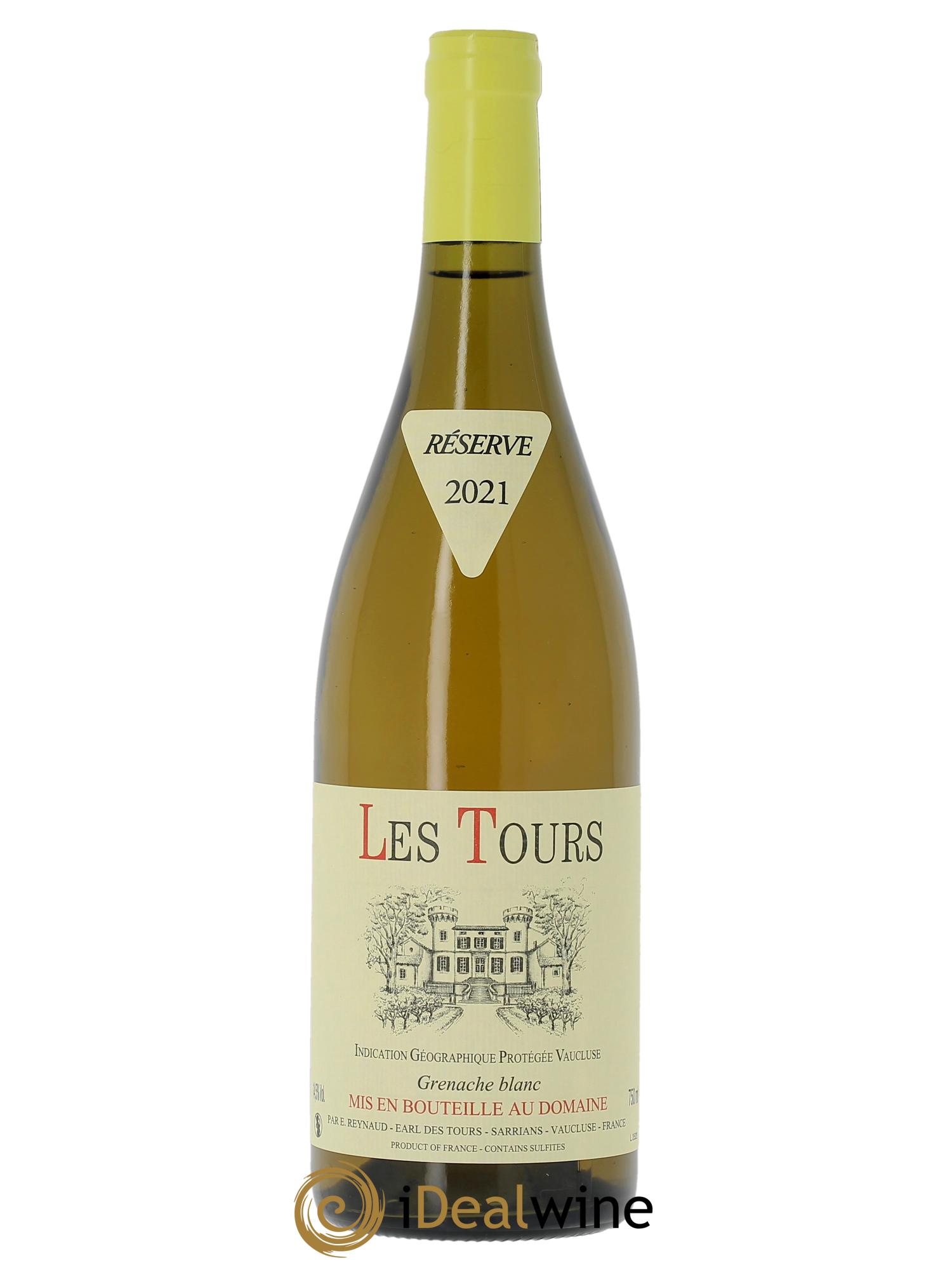IGP Vaucluse (Vin de Pays de Vaucluse) Domaine des Tours Emmanuel Reynaud 2021 - Lot of 1 bottle - 0