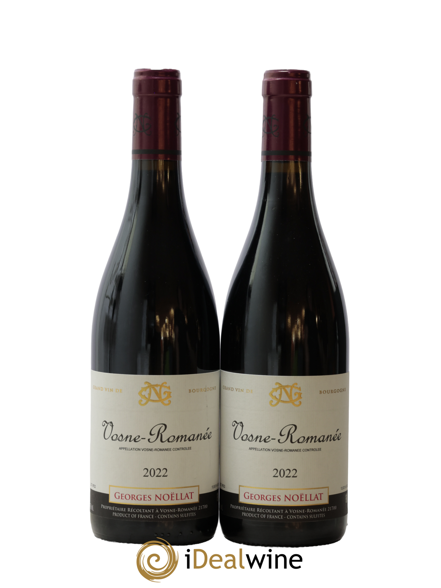 Vosne-Romanée Georges Noëllat (Domaine) 2022 - Lot de 2 bouteilles - 0