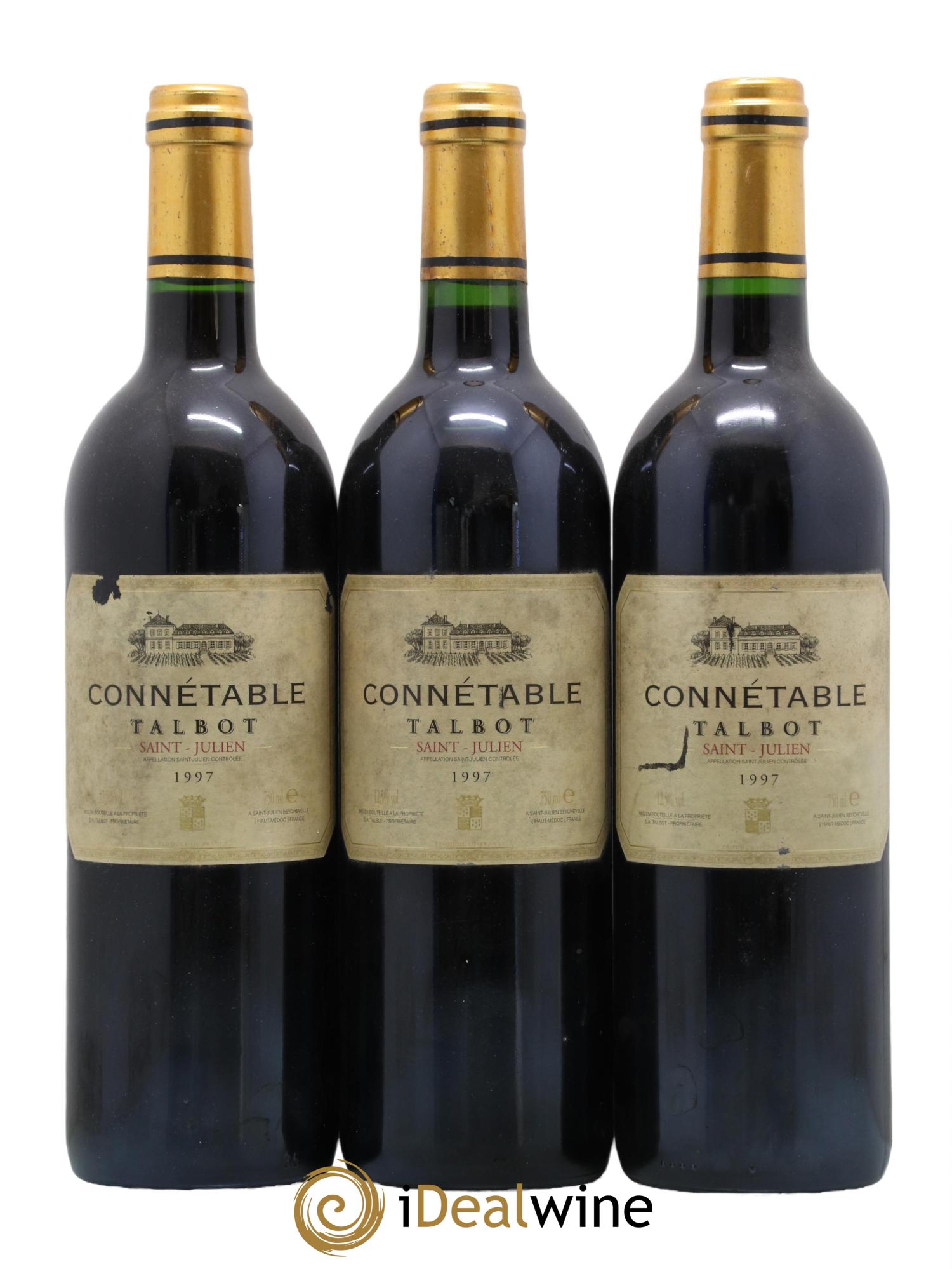 Connétable de Talbot Second Vin 1997 - Lot de 3 bouteilles - 0