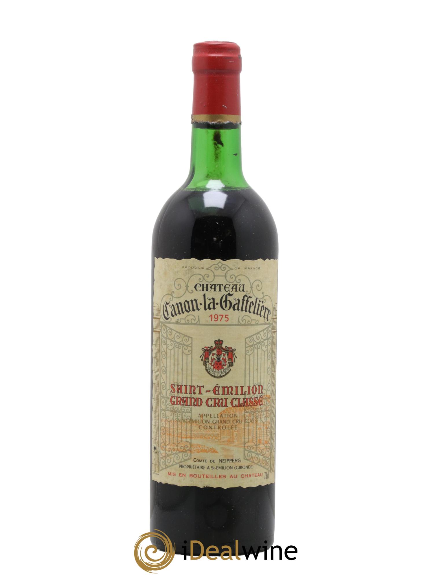 Château Canon la Gaffelière 1er Grand Cru Classé B 1975 - Lot de 1 bouteille - 0