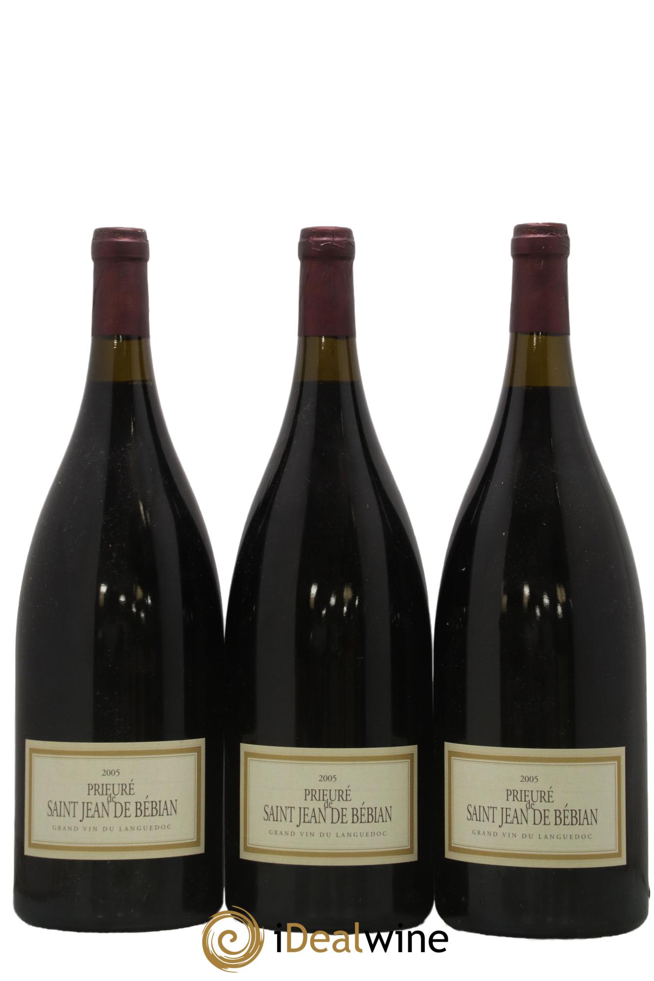 Coteaux du Languedoc Prieuré St-Jean de Bébian 2005 - Lot of 3 magnums - 0