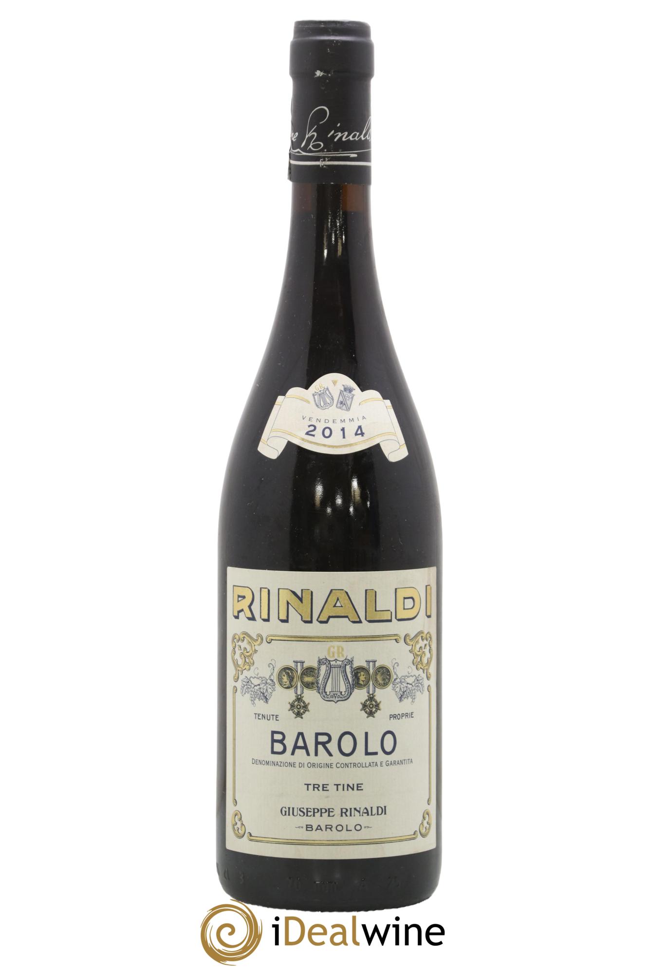 Barolo DOCG Tre Tine Giuseppe Rinaldi 2014 - Posten von 1 Flasche - 0