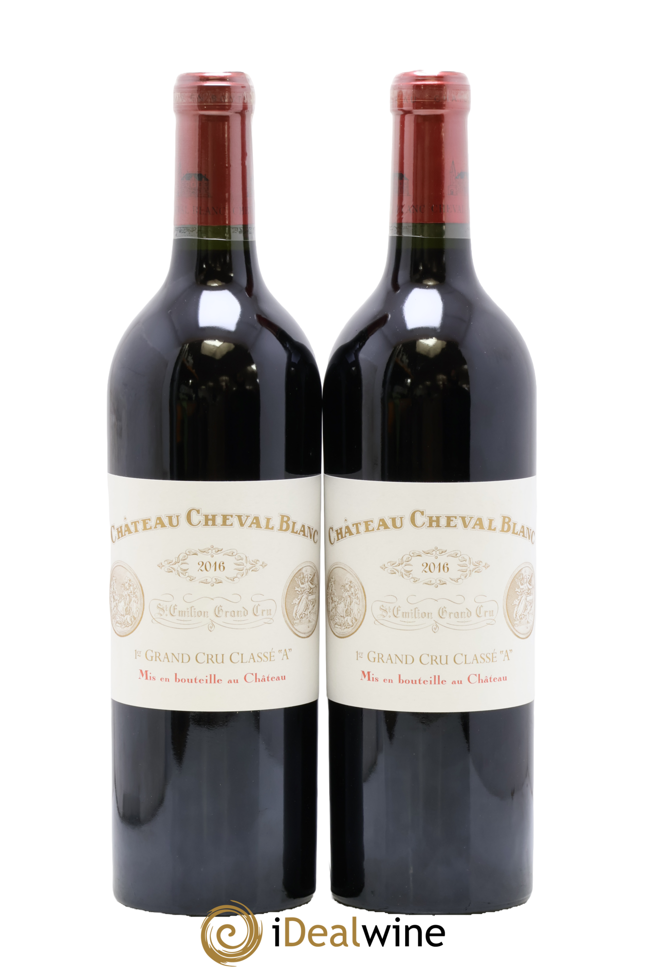Château Cheval Blanc 1er Grand Cru Classé A 2016 - Lot of 2 bottles - 0