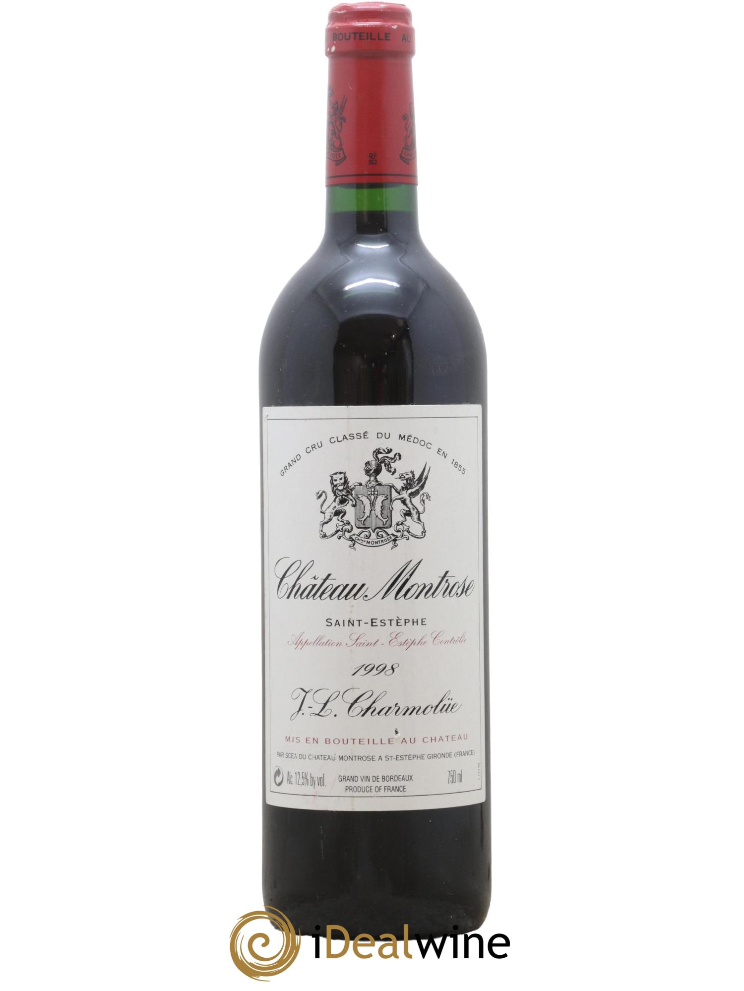 Château Montrose 2ème Grand Cru Classé 1998 - Lot de 1 bouteille - 0