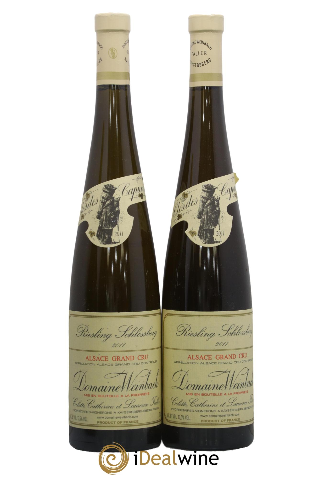 Alsace Grand Cru Schlossberg Riesling Weinbach (Domaine) 2011 - Lot of 2 bottles - 0