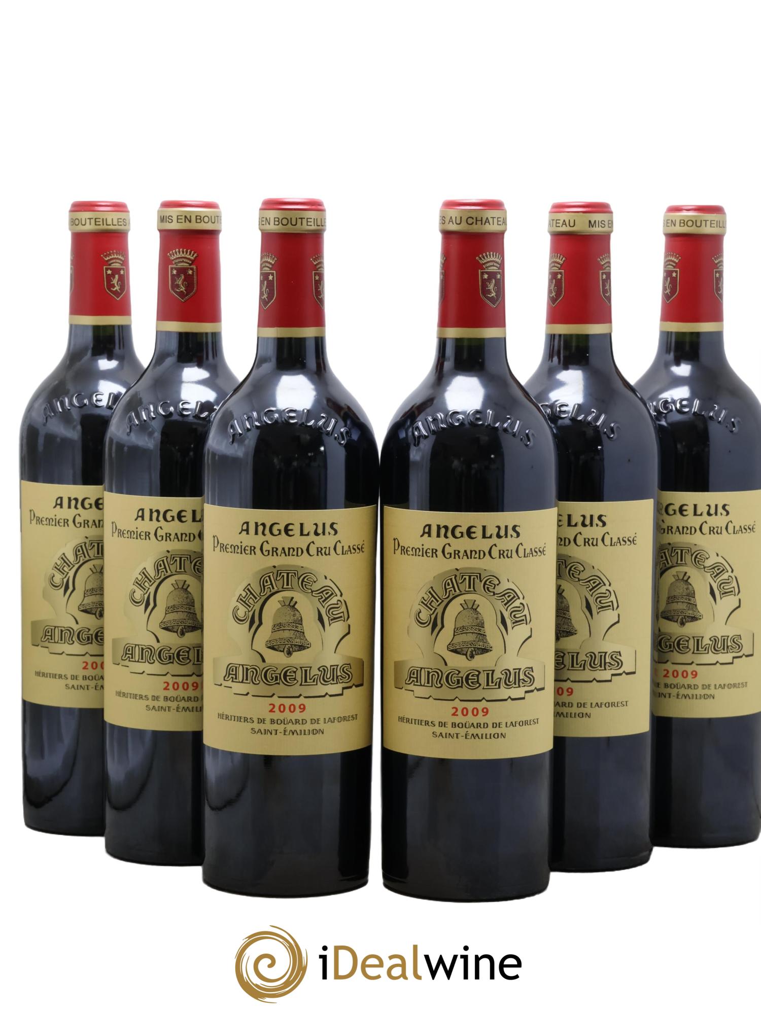 Château Angélus 1er Grand Cru Classé A 2009 - Lot of 6 bottles - 0