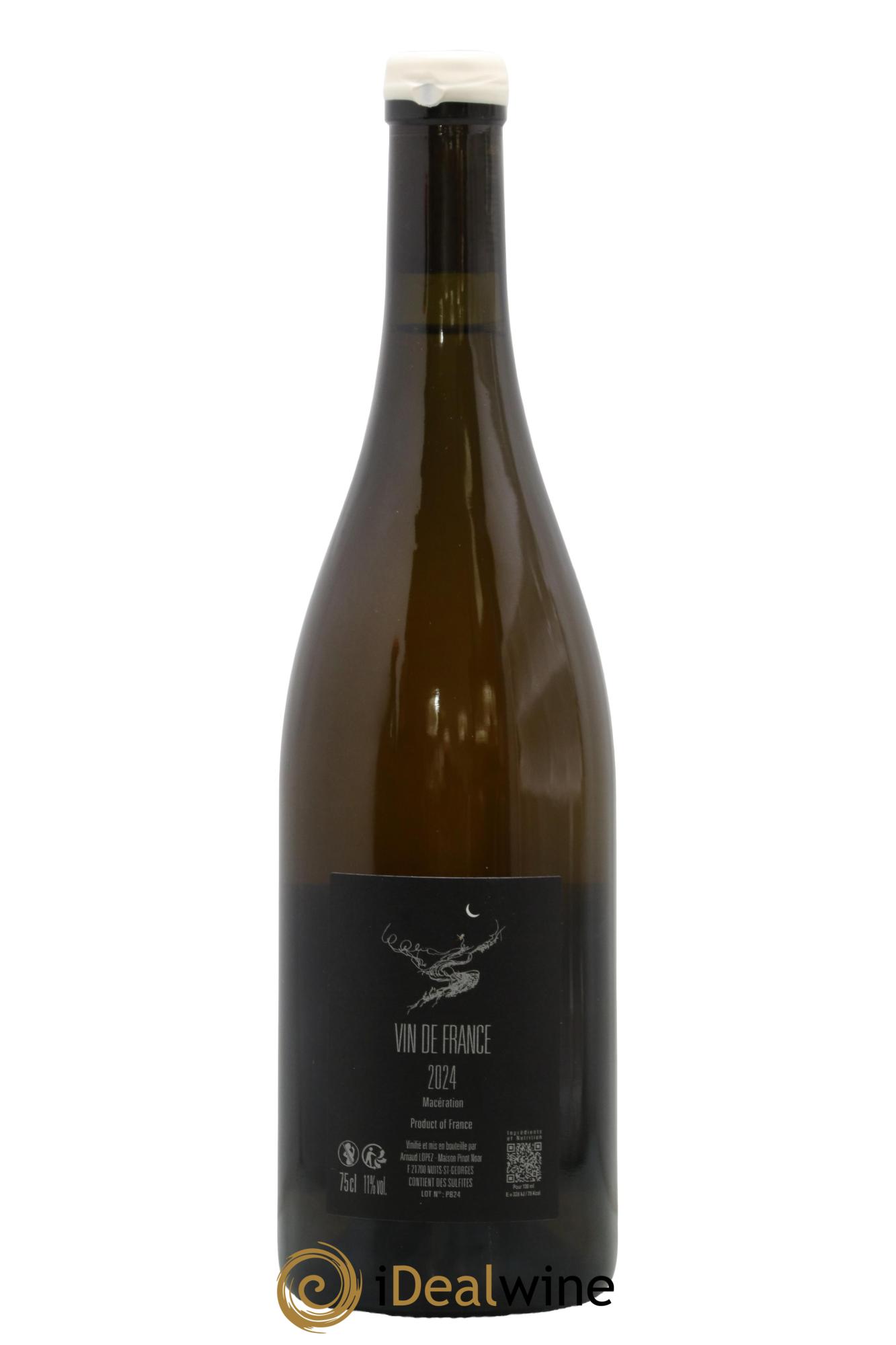 Vin de France Pinot Blanc Arnaud Lopez 2024 - Lot of 1 bottle - 1