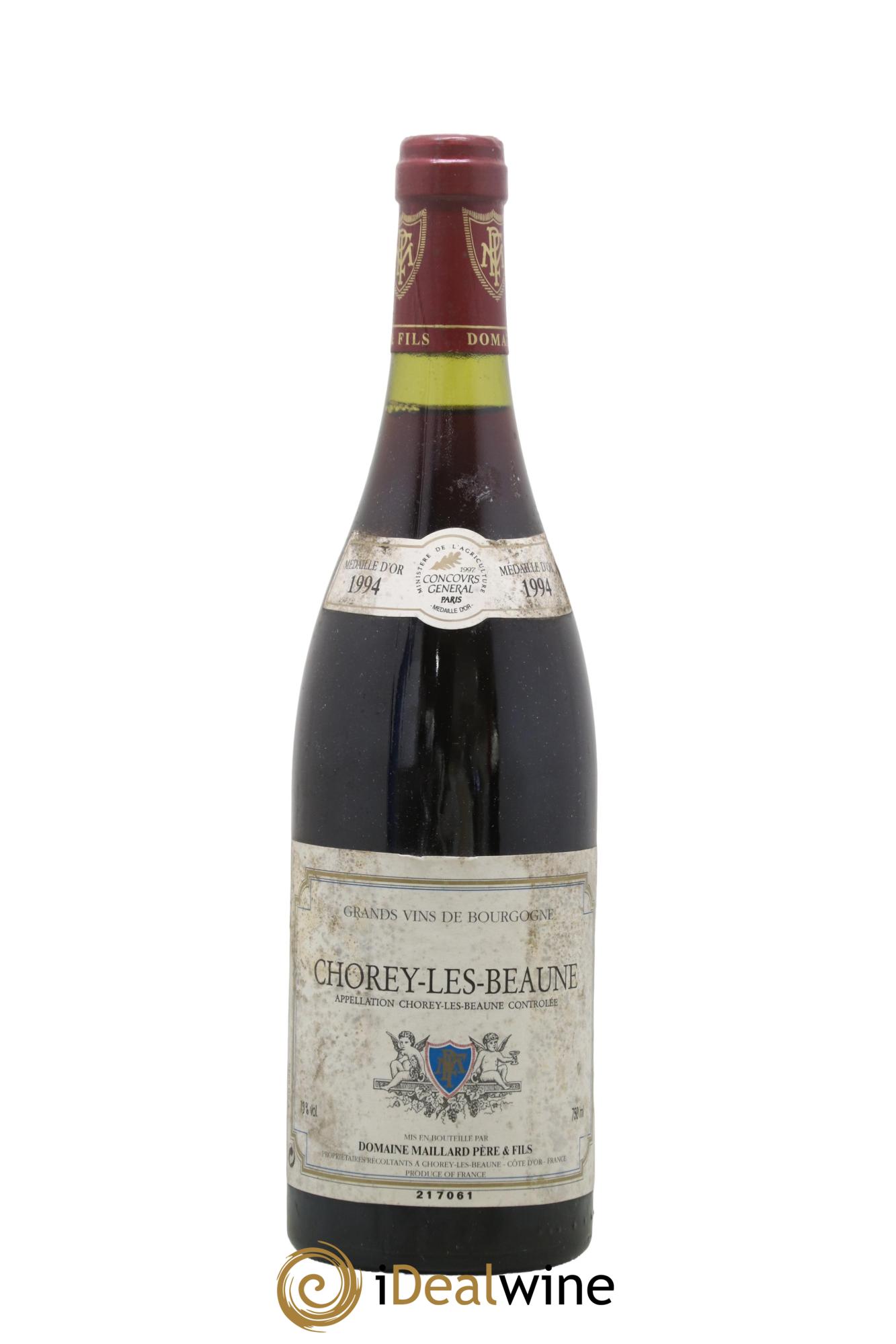 Chorey-lès-Beaune Maillard et Fils (Domaine) 1994 - Lot of 1 bottle - 0