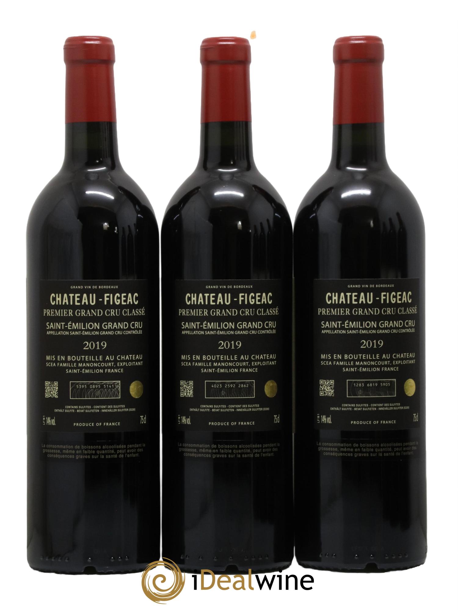 Château Figeac 1er Grand Cru Classé A 2019 - Lot de 6 bouteilles - 2