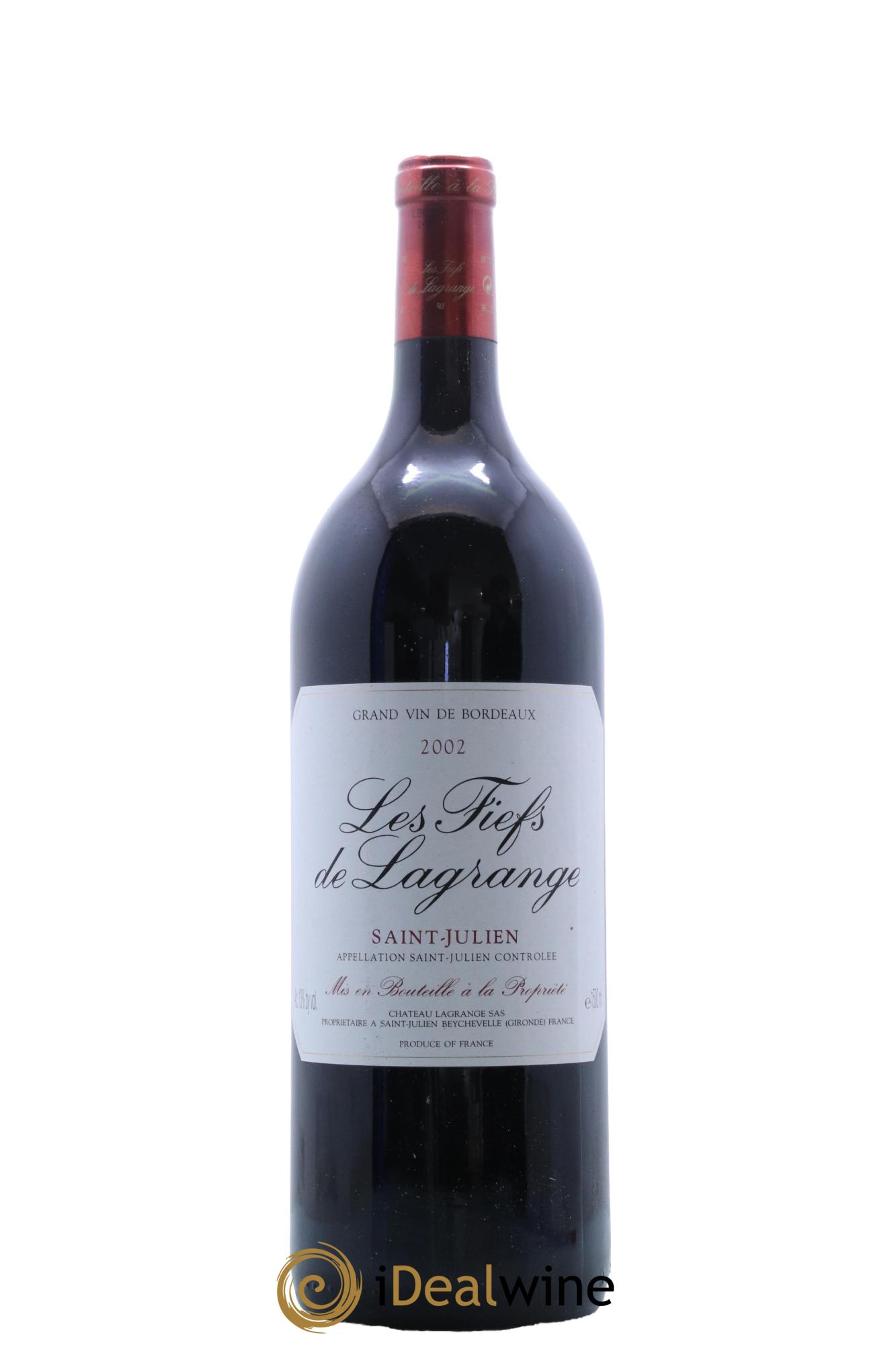 Les Fiefs de Lagrange Second Vin 2002 - Lot de 1 magnum - 0