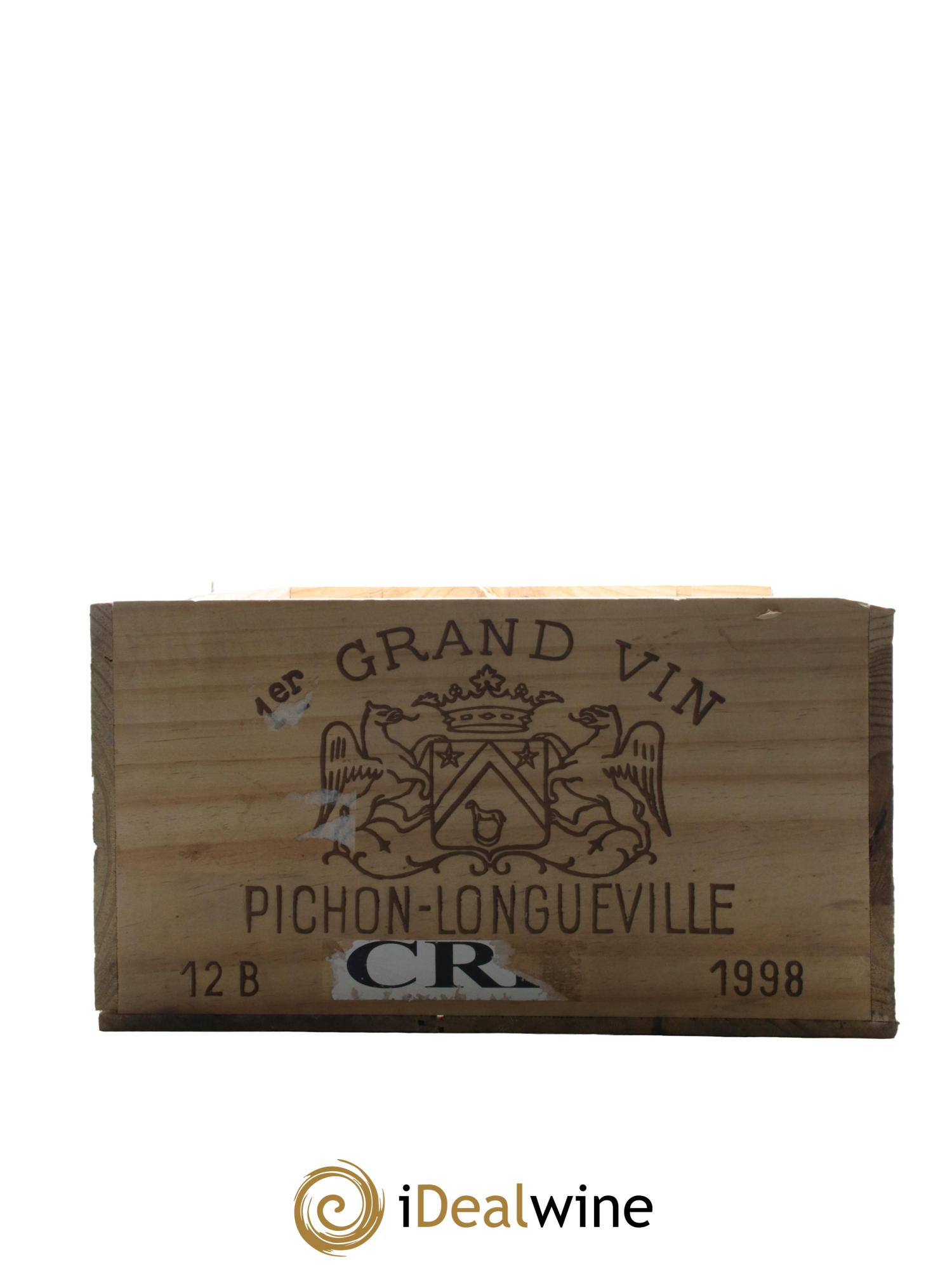 Château Pichon Longueville Comtesse de Lalande 2ème Grand Cru Classé 1998 - Lot of 12 bottles - 5