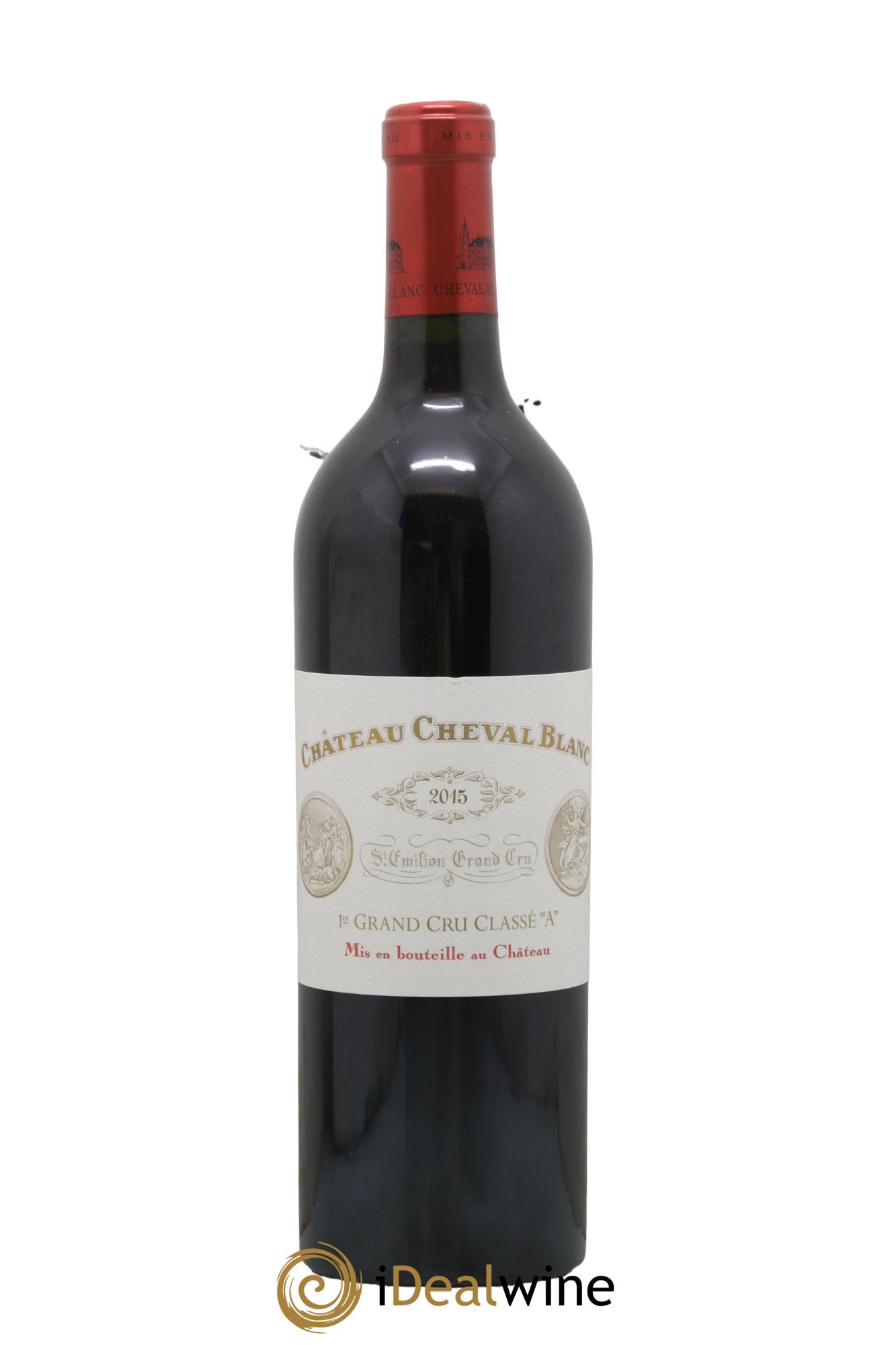 Château Cheval Blanc 1er Grand Cru Classé A 2015 - Lot de 1 bouteille - 0