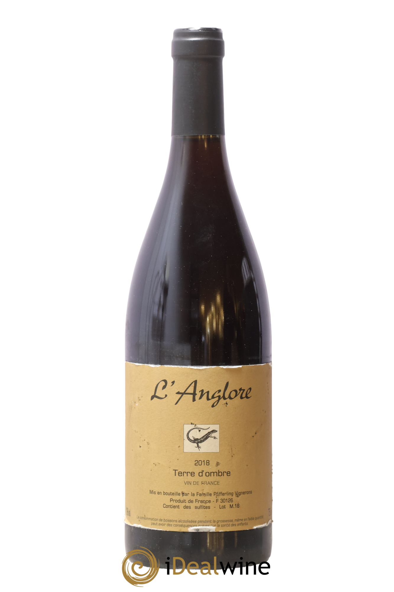 Vin de France Terre d'Ombre L'Anglore 2018 - Posten von 1 Flasche - 0