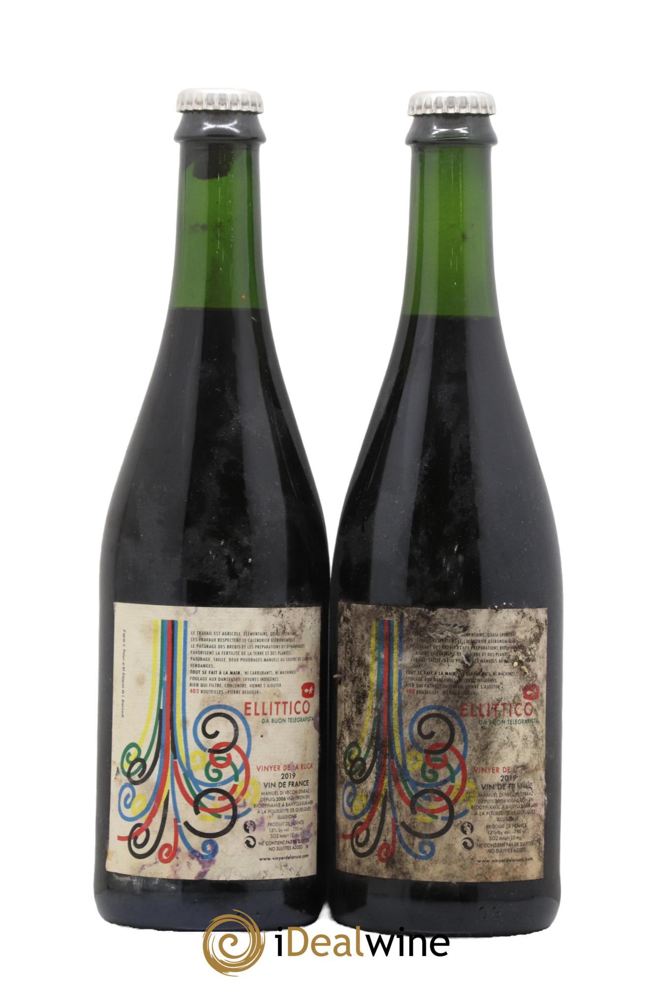 Vin de France Ellittico Vinyer De La Ruca 2019 - Lot de 2 bouteilles - 0
