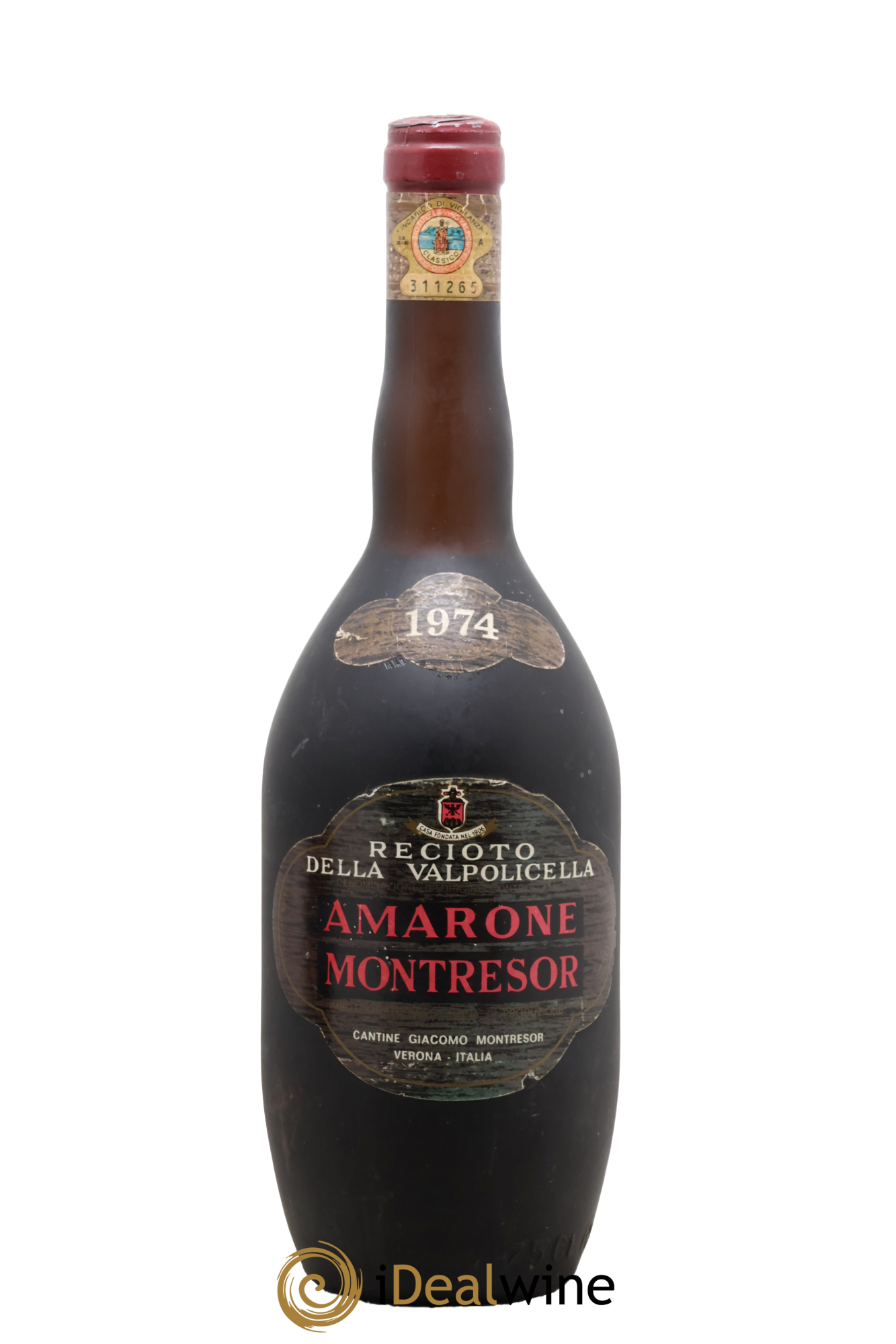 Amarone della Valpolicella DOC Recioto Montresor 1974 - Lot of 1 bottle - 0