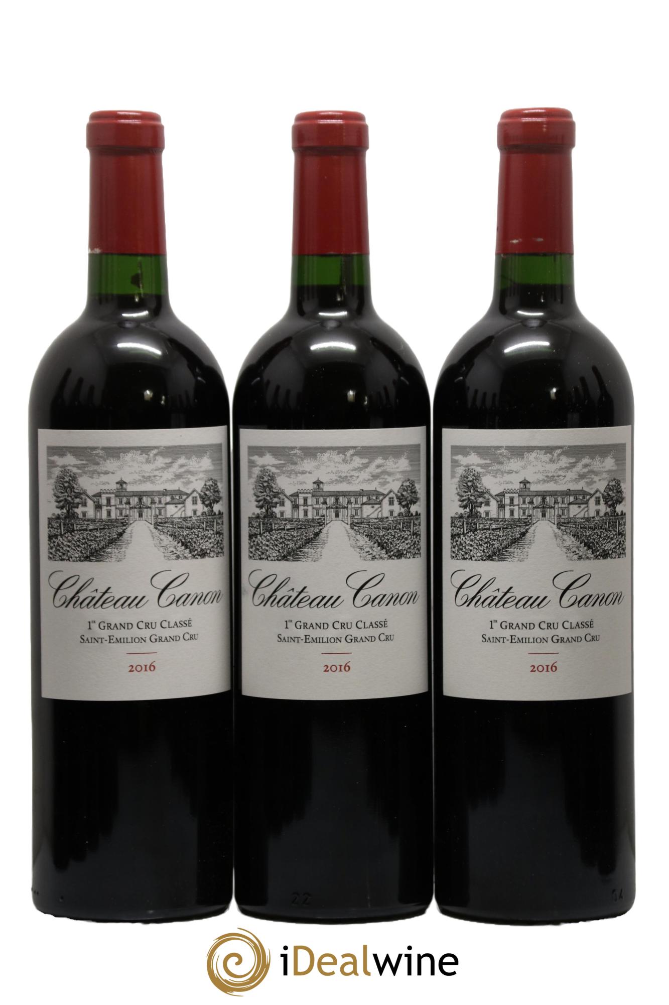 Château Canon 1er Grand Cru Classé B 2016 - Lotto di 12 bottiglie - 2