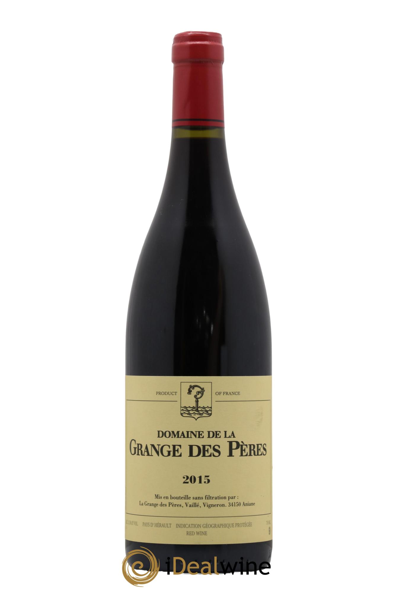 Pays d'Hérault Grange des Pères Laurent Vaillé 2015 - Lot de 1 bouteille - 0