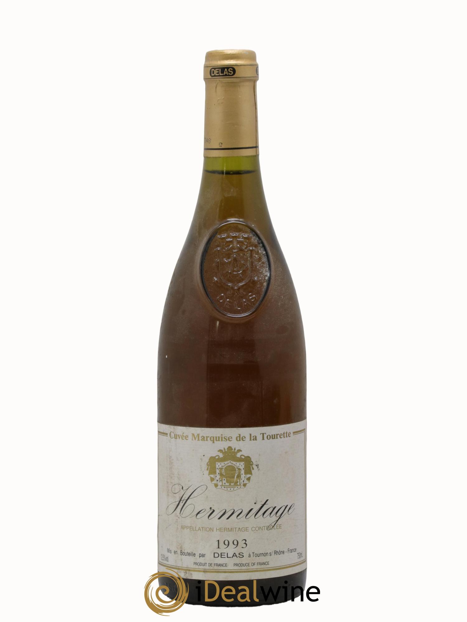 Hermitage Marquise de la Tourette Delas Frères 1993 - Posten von 1 Flasche - 0